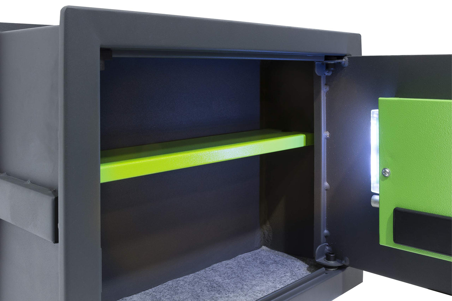 ARREGUI Supra 241150 Wall Safe with Combination Lock | Wall Mount Safe with Electronic Lock | Double Bolt Locking System | Adjustable Depth | Easy Installation | Hidden Safe | 12.6 x 16.5 x 5.9/9.8in.