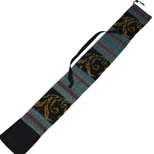 Australian Treasures - WOODEN DIDGERIDOO - 130cm - Nylon Didgeridoo Bag - Perfect for beginners. FREE DIDGERIDOO KEYCHAIN AND DISCOUNT COUPON FOR DIDGERIDOO LESSONS INCLUDED.