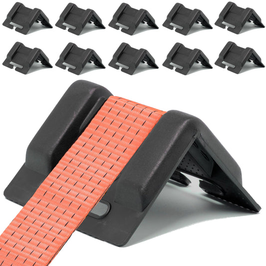 INTAKO Edge Protectors for straps up to 50mm wide - 130mm x 100mm x 100mm - 10 pcs Cargo Protection - Strap Guard - Edge Protection Angle for truck straps