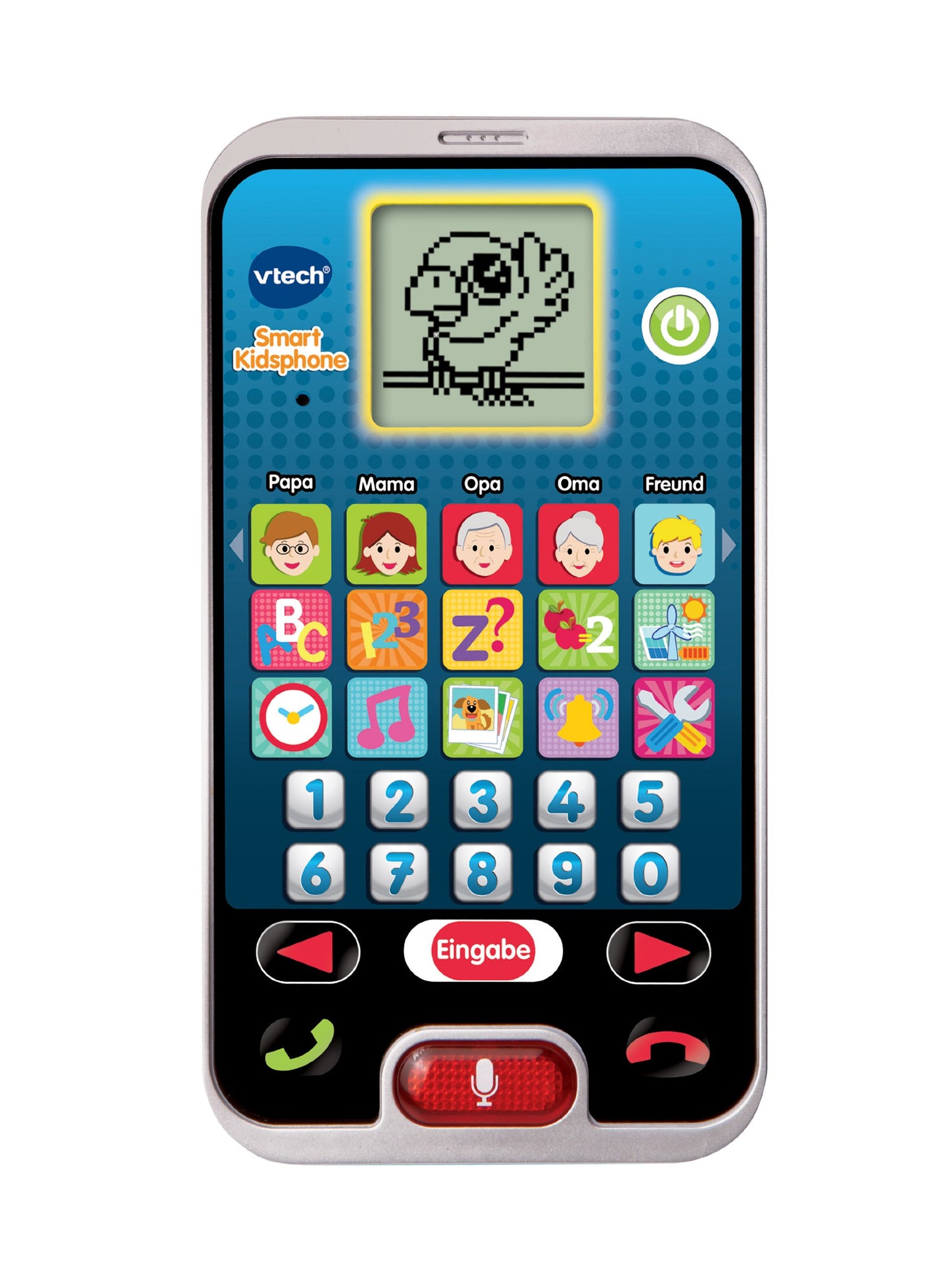 Vtech 80-155504 Tablet 2-in-1, White/Black & 80-139304 - Smart Kid's Phone