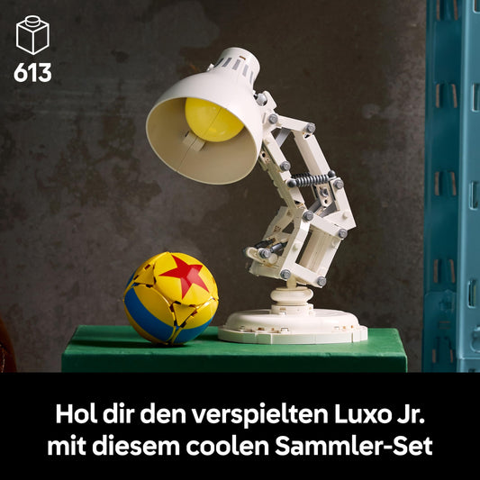 LEGO Ideas | Disney Pixar Set - Buildable desk lamp playset - Toy for adults - Gift for men and women - Creative building model as desk decoration 21357