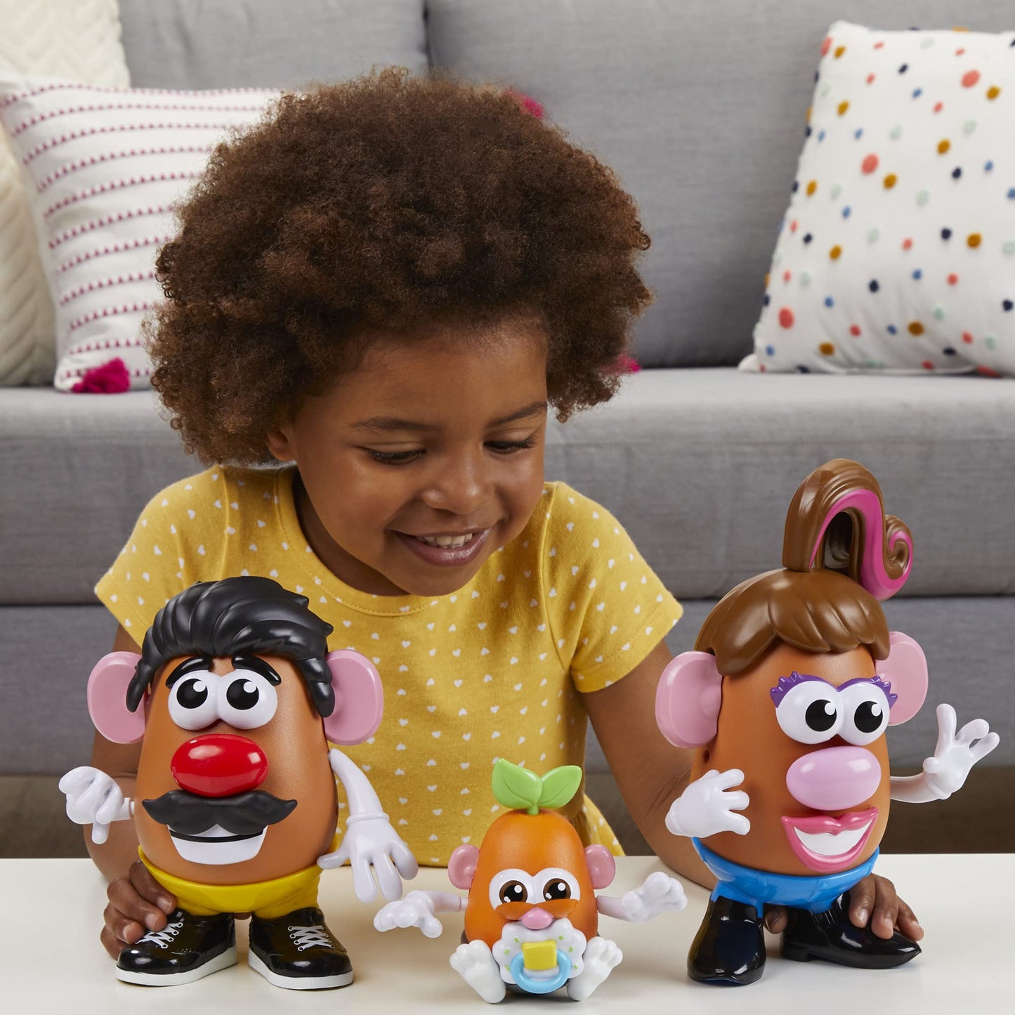 Potato Head My Little Pony Family, toy for kids ages 2+, 45 pieces for fun potato head family.