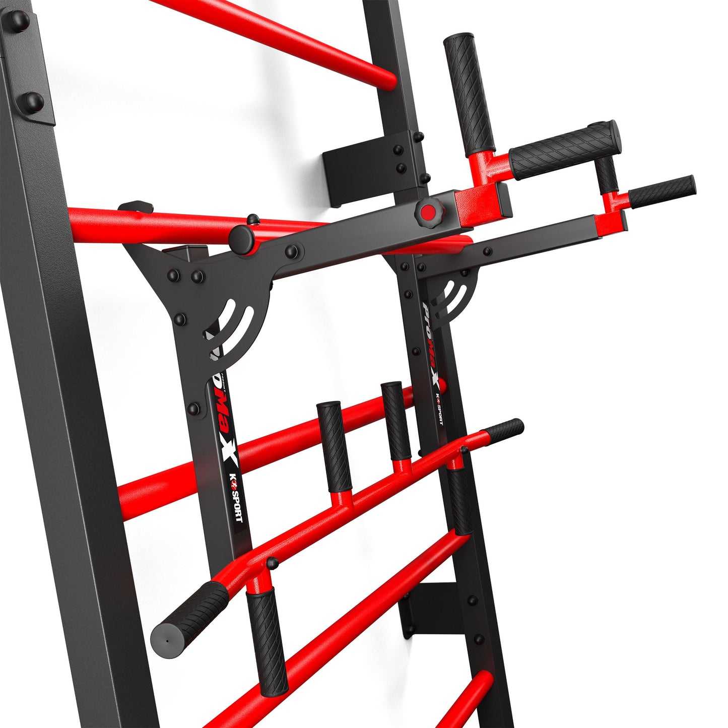 K-Sport: Training set - wall bars with dip station & pull-up bar | Power station with pull-up bar, dip bar for challenging workouts, incl. E-Book