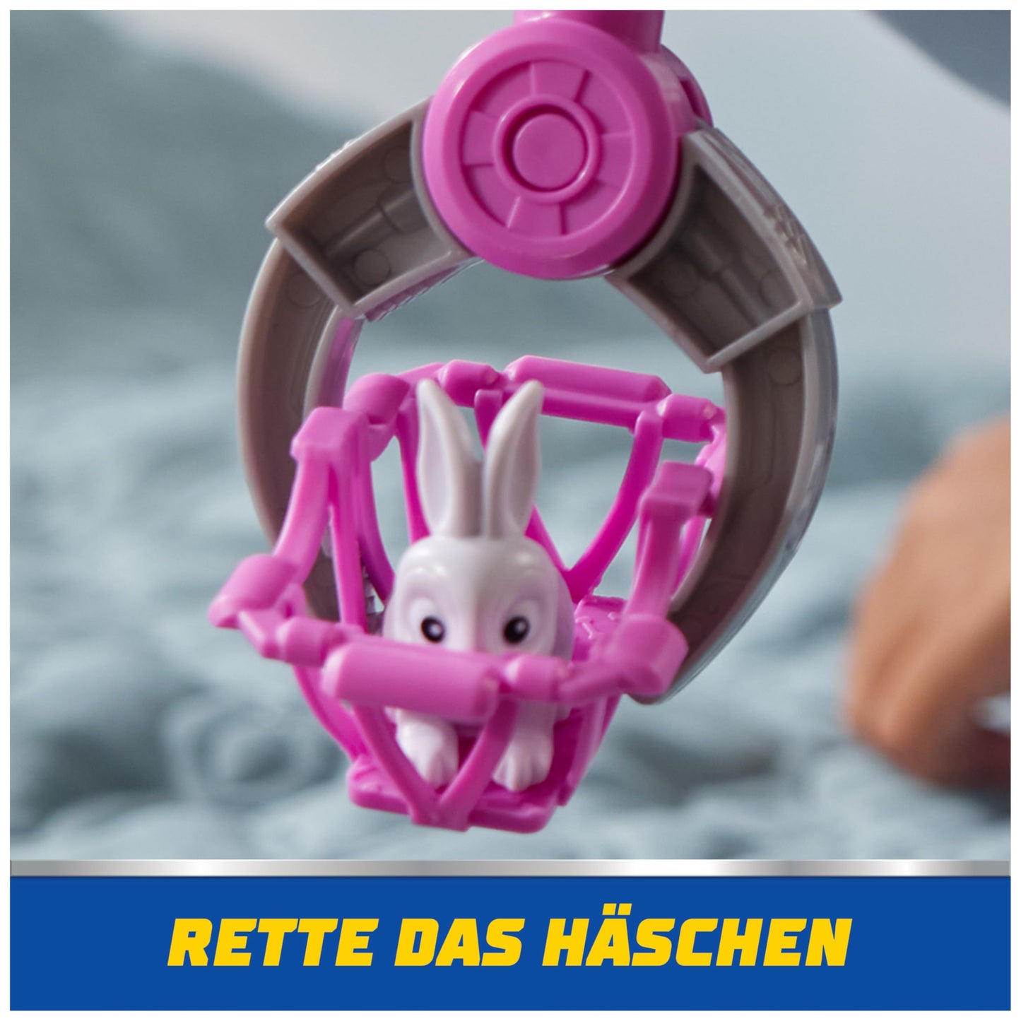 PAW Patrol Air Rescue - Skye's Rescue Plane with retractable claw and rescue basket, includes Skye figure and bunny (base vehicle), toy for children ages 3 and up.