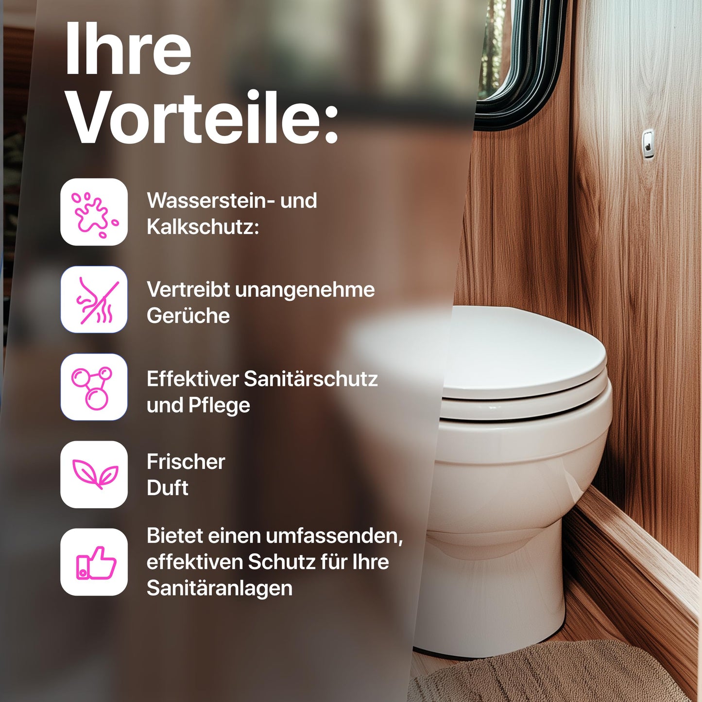 Element sanitary liquid for toilet tank I 5 liters I Sanitary concentrate for camping toilet I Freshwater additive I Flush water additive I Sanitary additive for camping toilet