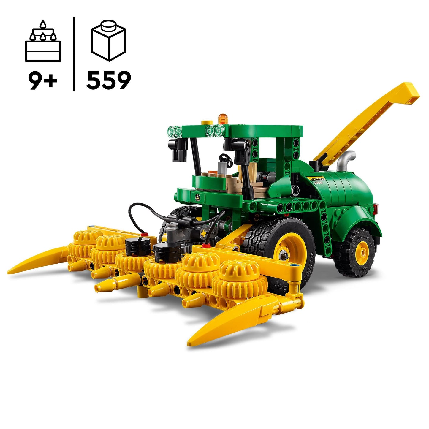 LEGO Technic John Deere 9700 Forage Harvester, buildable harvester toy & Technic Offroad Buggy, car toy for kids.