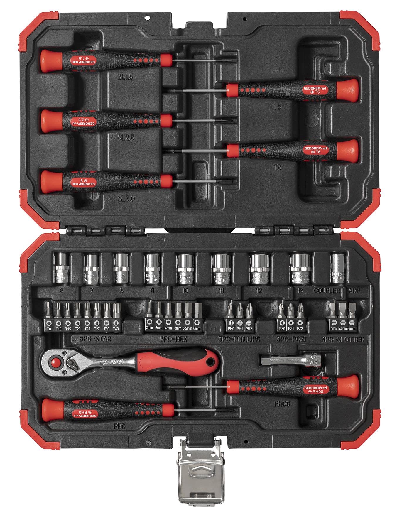 Gedore Red Advent Calendar 2022, 42 pieces, tool calendar for men, men's gift, R49002042.