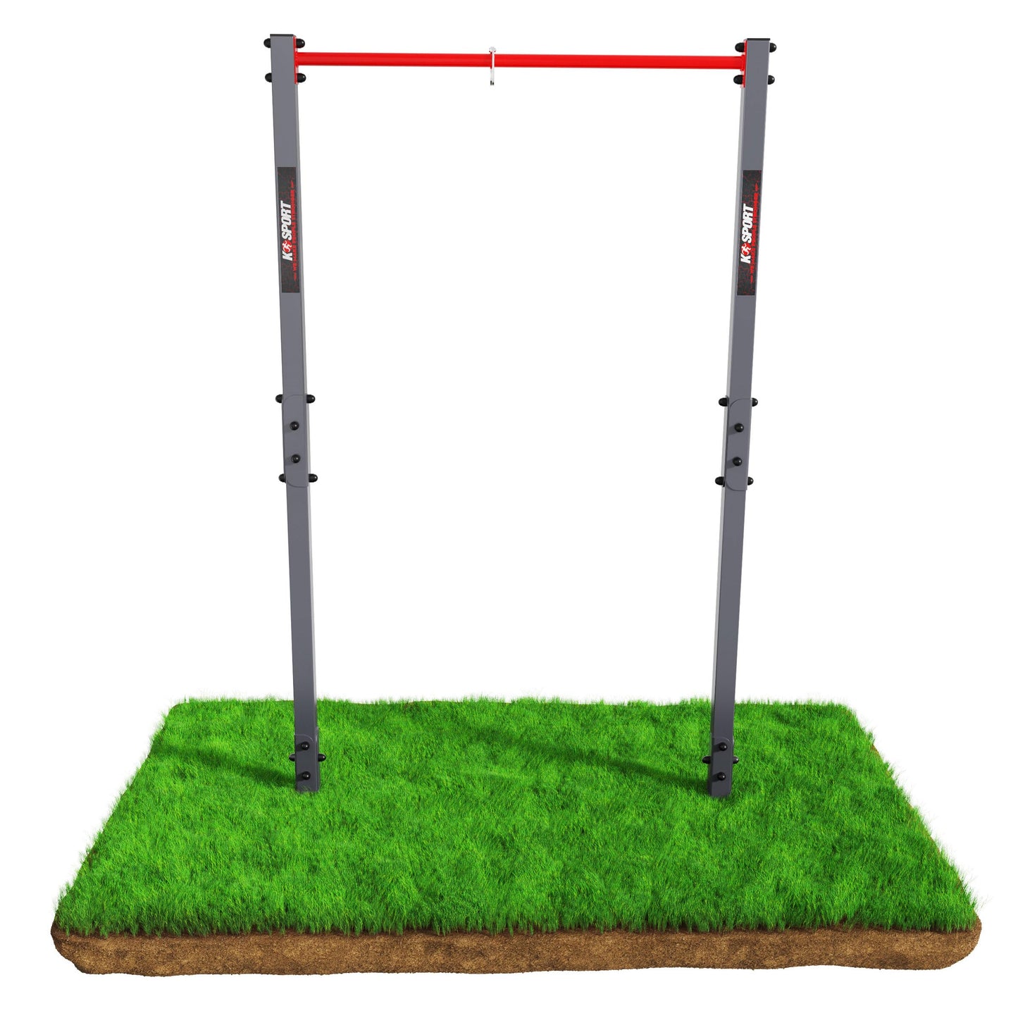 K-Sport: Stationary outdoor pull-up bar with 150kg capacity I Weatherproof power station with pull-up bar I Pull-up tower for muscle training, including e-book.