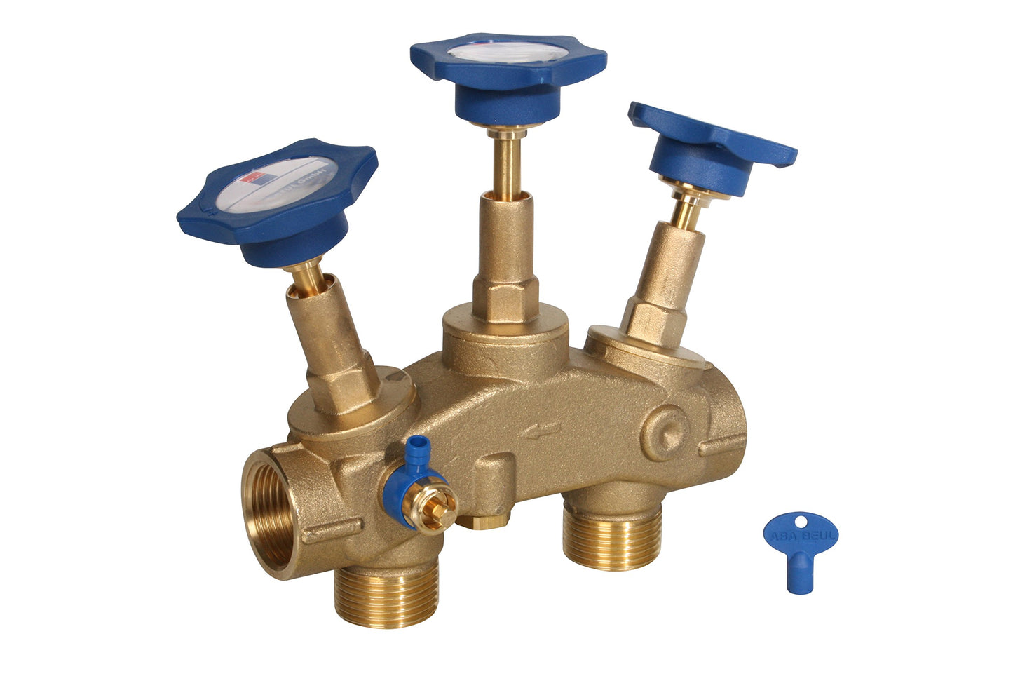 Aqmos R2D2-32 Water Softening System with 1" Connection Kit and Mounting Block | Water softener for households up to 3 people | Descaler for soft water