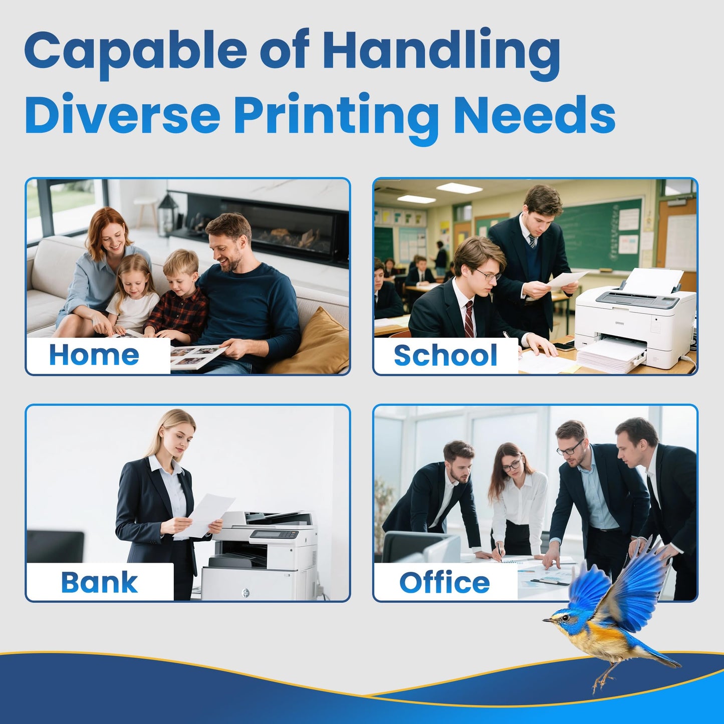Jhaan CLT-P404C P404C multipack toner for Samsung C480W Xpress SL C480FW C480 C430W C48X C430 C480FN CLT-K404S CLT-Y404S CLT-C404S CLT-M404S C43X series (black cyan yellow magenta)