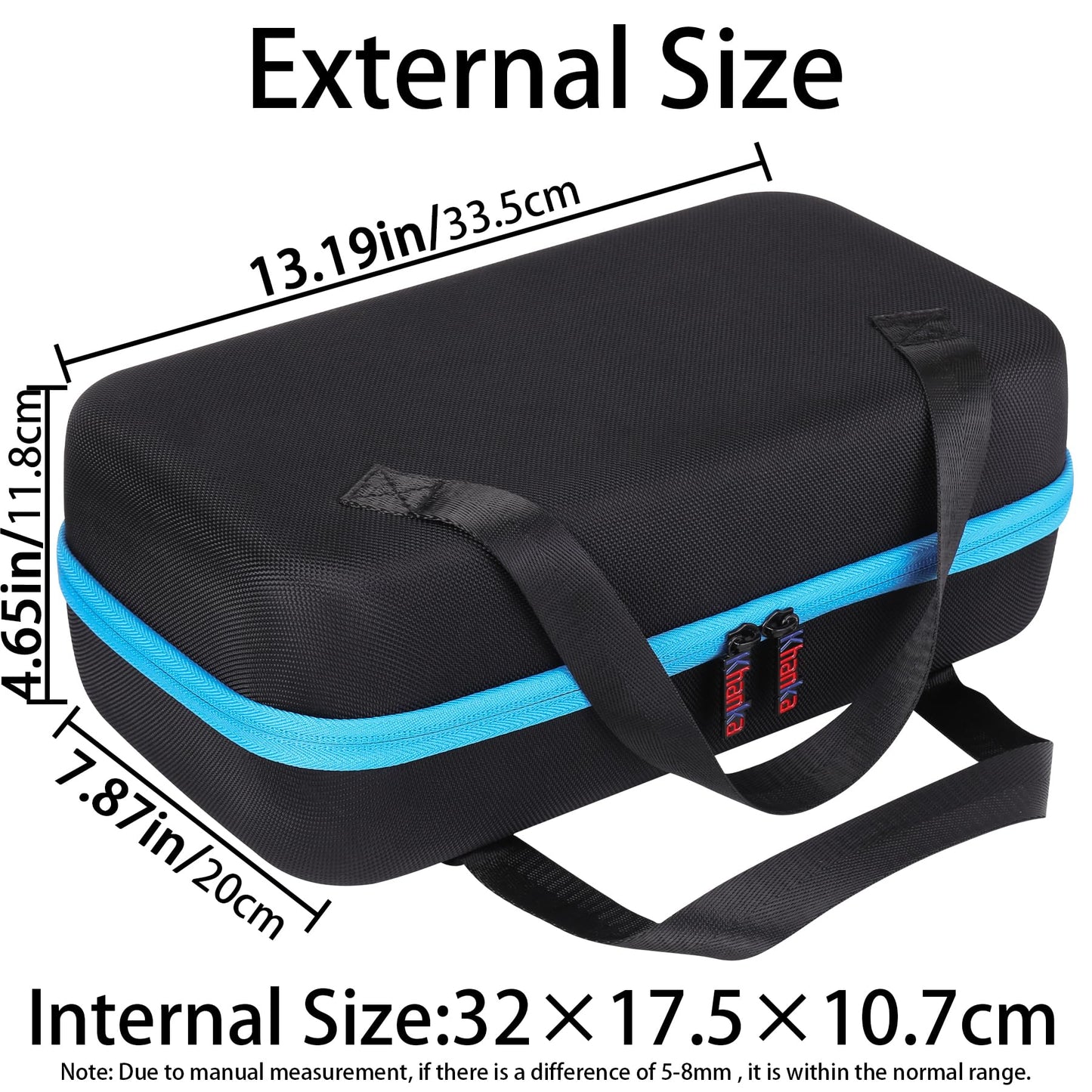 Khanka Hard Tool Case as a replacement for Makita DGA504Z 18V Li-Ion LXT Brushless Angle Grinder, Storage Cover for Makita Cordless Grinder (case only)