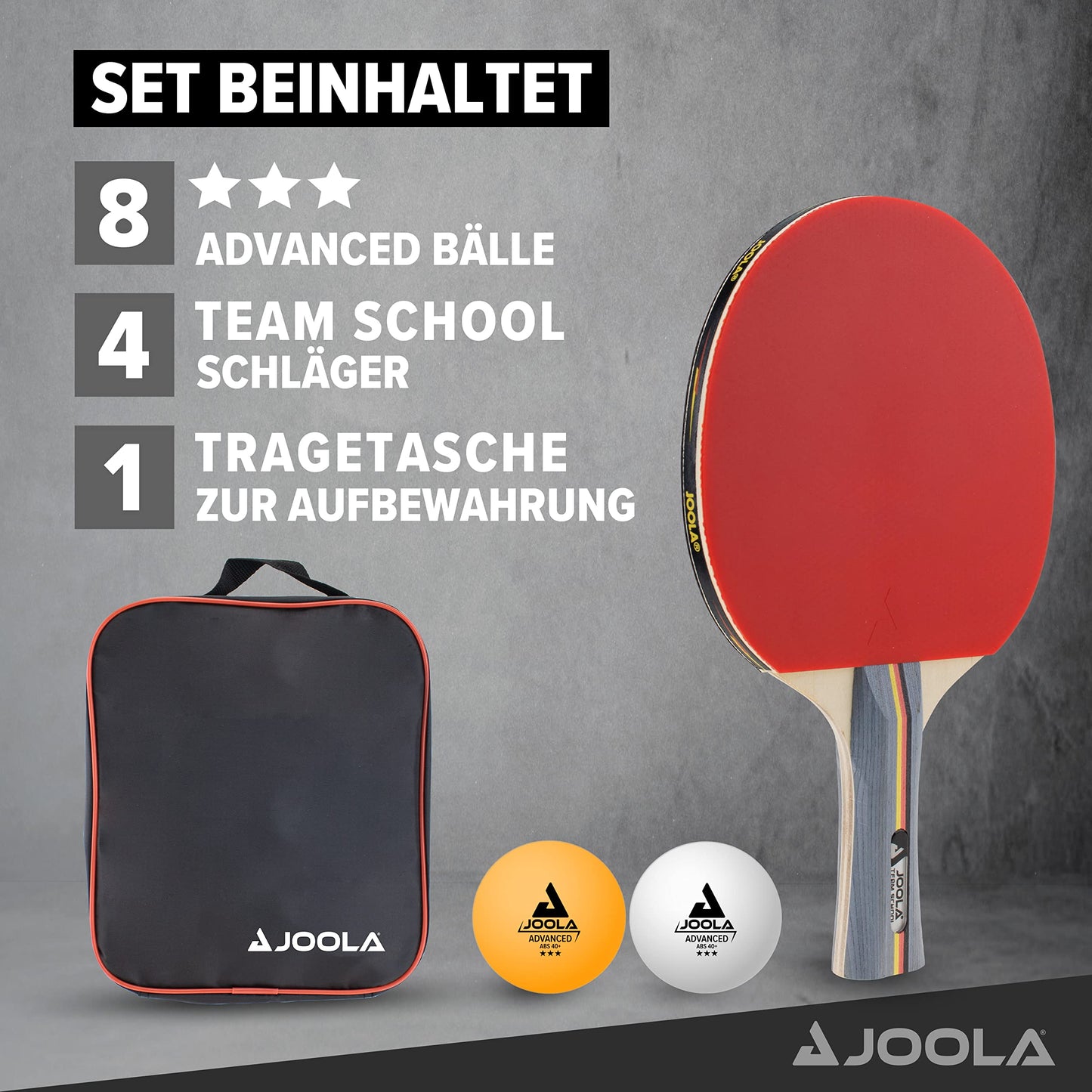 JOOLA Outdoor Aluminium PRO Table Tennis Table Weatherproof with Cover & Unisex – Adult Table Tennis Set, Multicolored, One Size