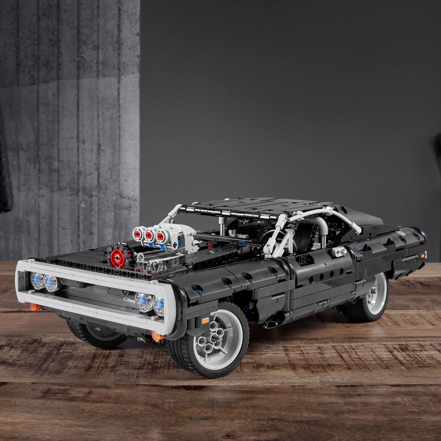 LEGO 42111 Technic Dom's Dodge Charger, Fast and Furious model car building set for boys, girls, men, and women. Iconic collector's set.