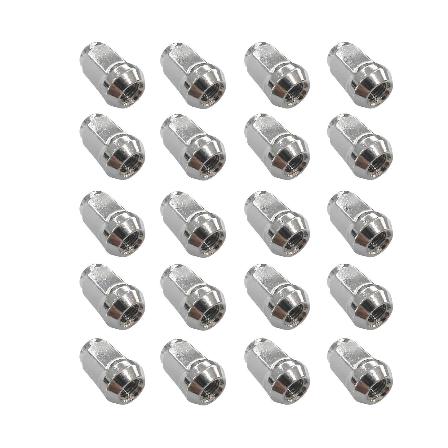 20 pieces of closed cone seat lug nuts 60° for M12 x 1.5 compatible with Toyota.