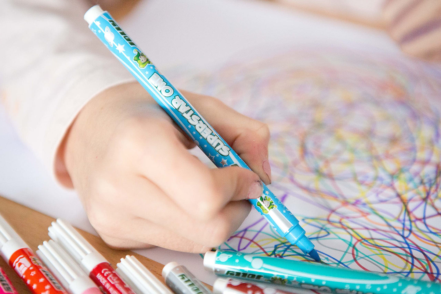 JOLLY Superstar ONE Fiber Pen High-quality felt-tip pen Washable 24 pieces in cardboard box 4445-0030 24 Fiber Pens