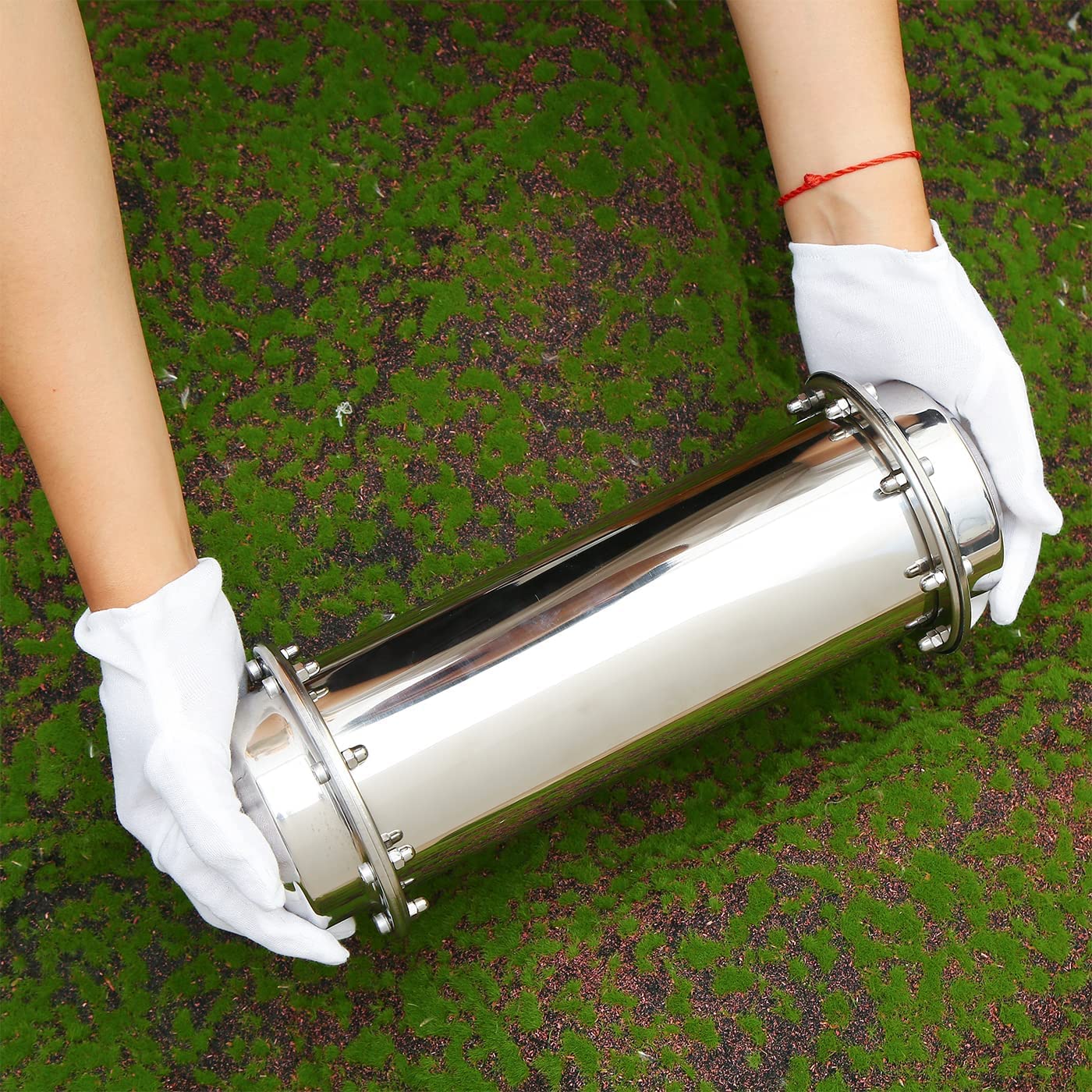 Time capsule, anti-corrosion, waterproof 304 stainless steel capsule container durable for granddaughter's future graduation gifts (10.2 inches)