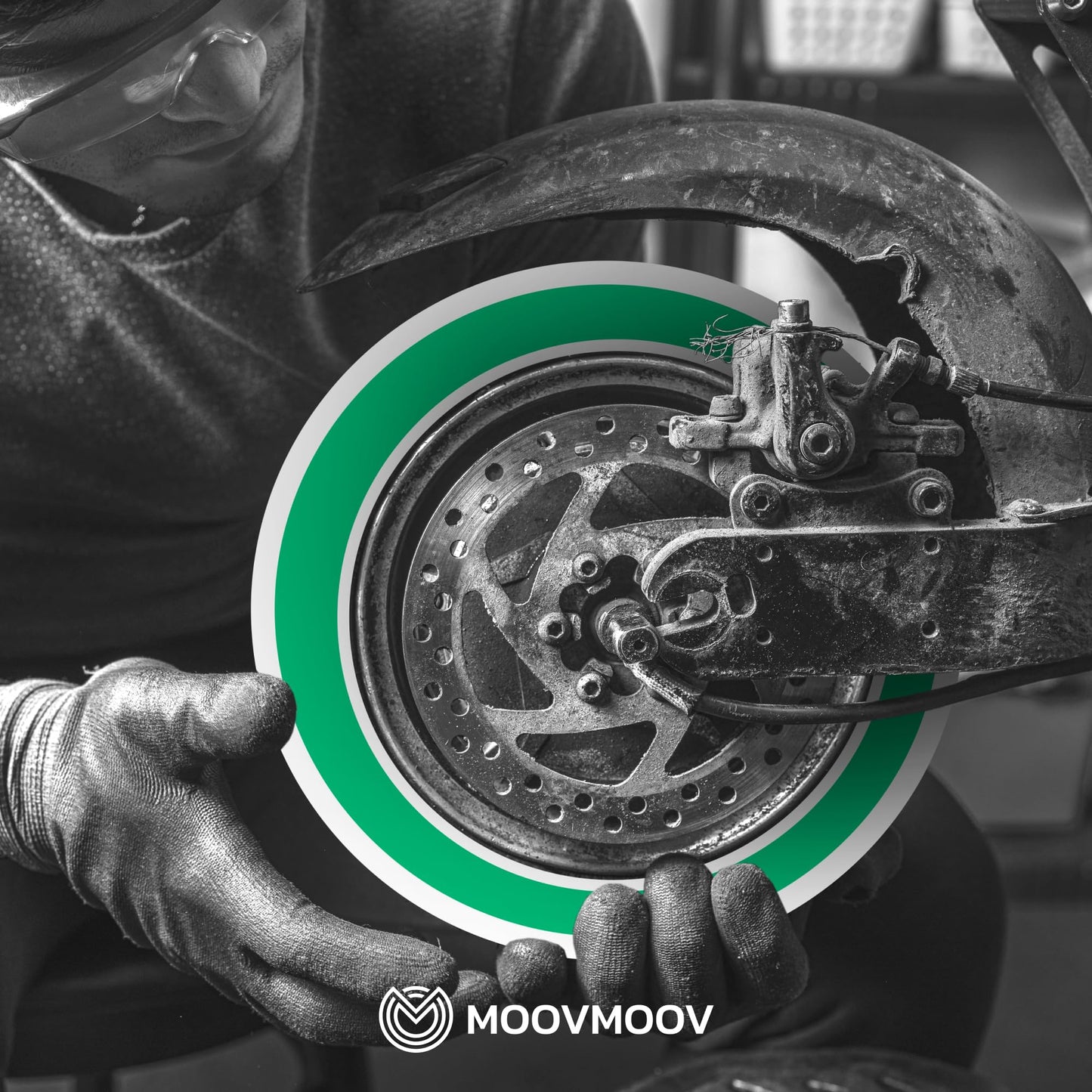 MOOVMOOV Solid Tires 8 1/2 x 2 for electric scooters - 2x Puncture-proof escooter tires 8.5 inches - Compatible with Xiaomi models and 8.5-inch wheels - e scooter accessory solid rubber tires MPK85