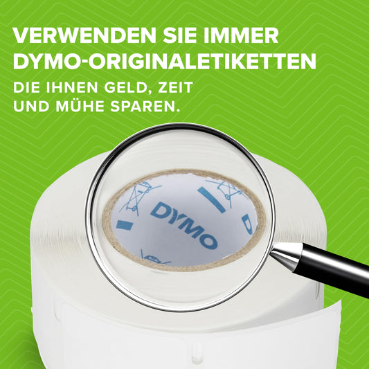 DYMO LabelWriter 550 label printer | Labeling device with thermal direct printing | Automatic label detection | Prints address labels, shipping labels, barcode labels, and more | EU plug adapter