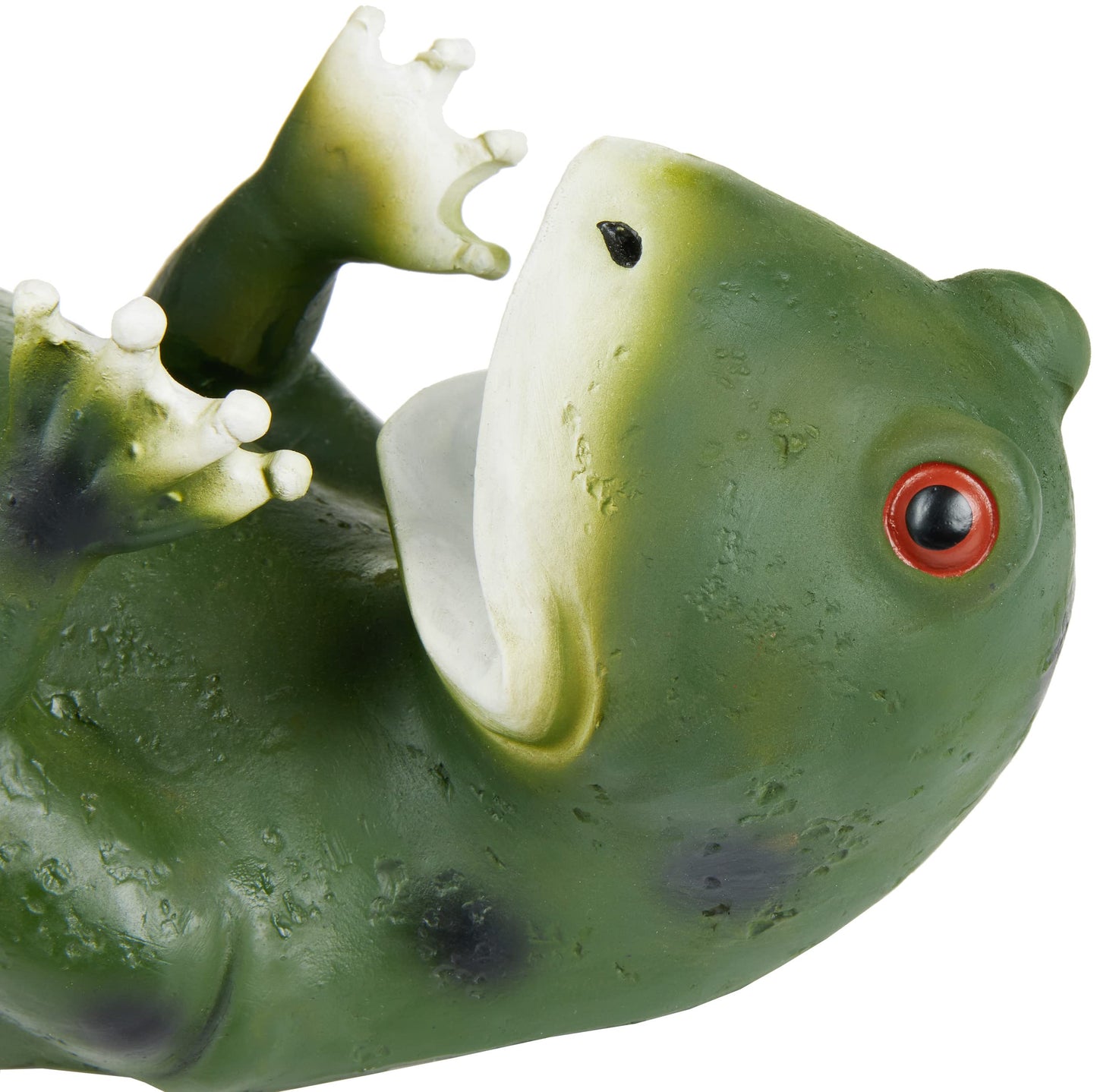 BRUBAKER wine bottle holder Thirsty Frog - Drinking Animals Bottle Holder - Funny Bottle Stand - Hand-painted Decor Figure Bar Wine Accessory for Wine Bar - Witty Decoration - Wine Gift