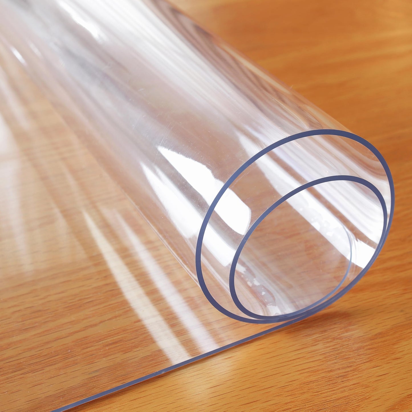Table cover transparent 1.5mm 120 x 200cm Transparent tablecloth Table protection, PVC clear film Table protective film, Waterproof protective tablecloth, Table protective film