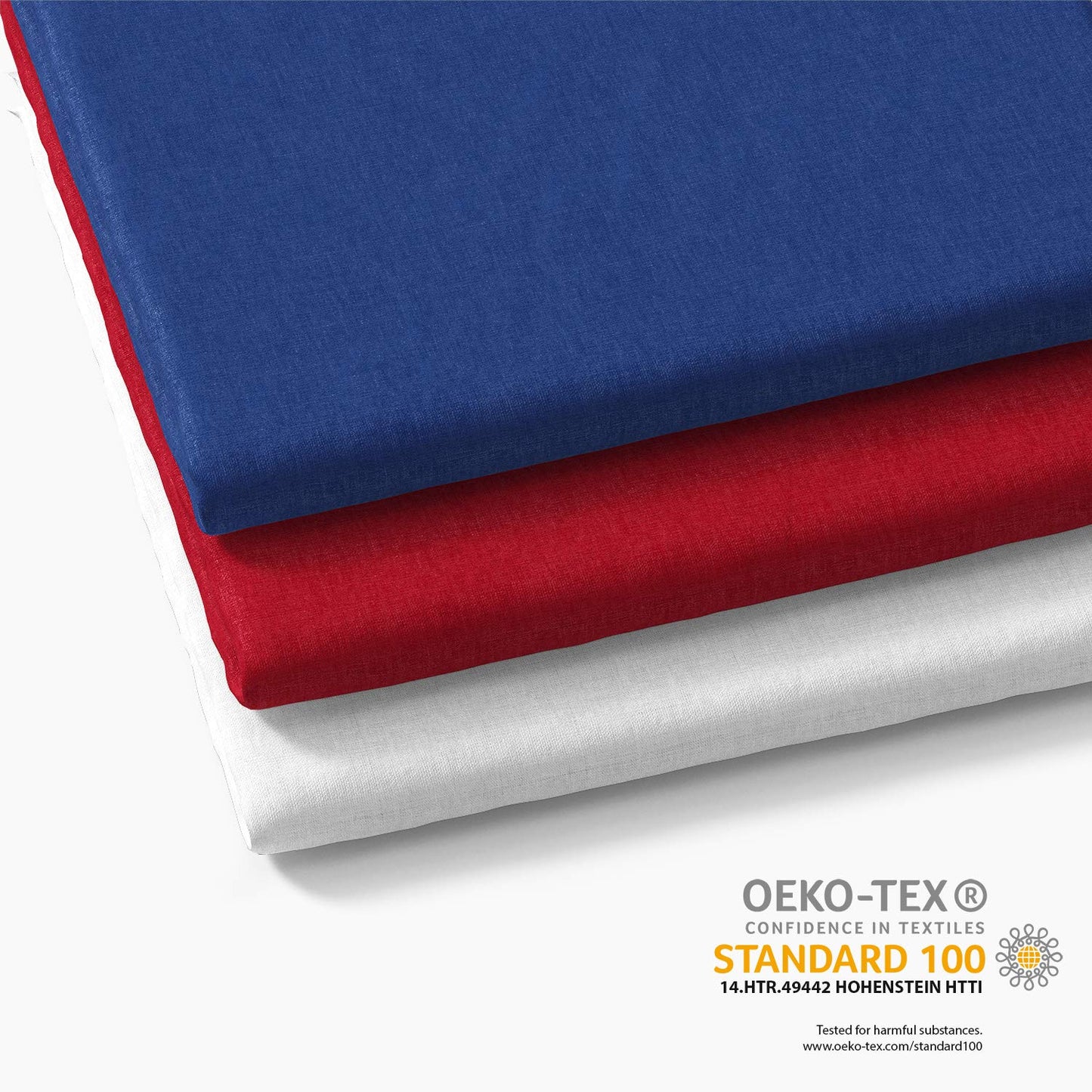 Alreya 2-pack Mako Satin pillowcase 50 x 75 cm - 100% cotton with YKK zipper, super soft pillowcase 50x75, cushion cover, Oeko-TEX® Standard certified, Blue, pillowcase only