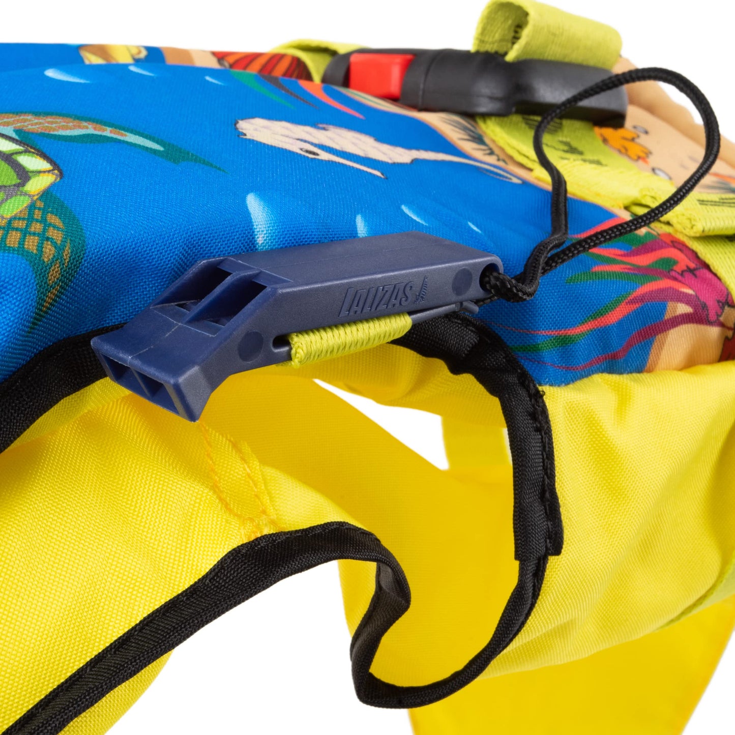 HonuNautic Kids' Buoyancy Aid | Buoyancy Aid | 100 N, CE ISO 12402-4 | Size 1 | for children 3 to 10 kg | Yellow Blue Pattern