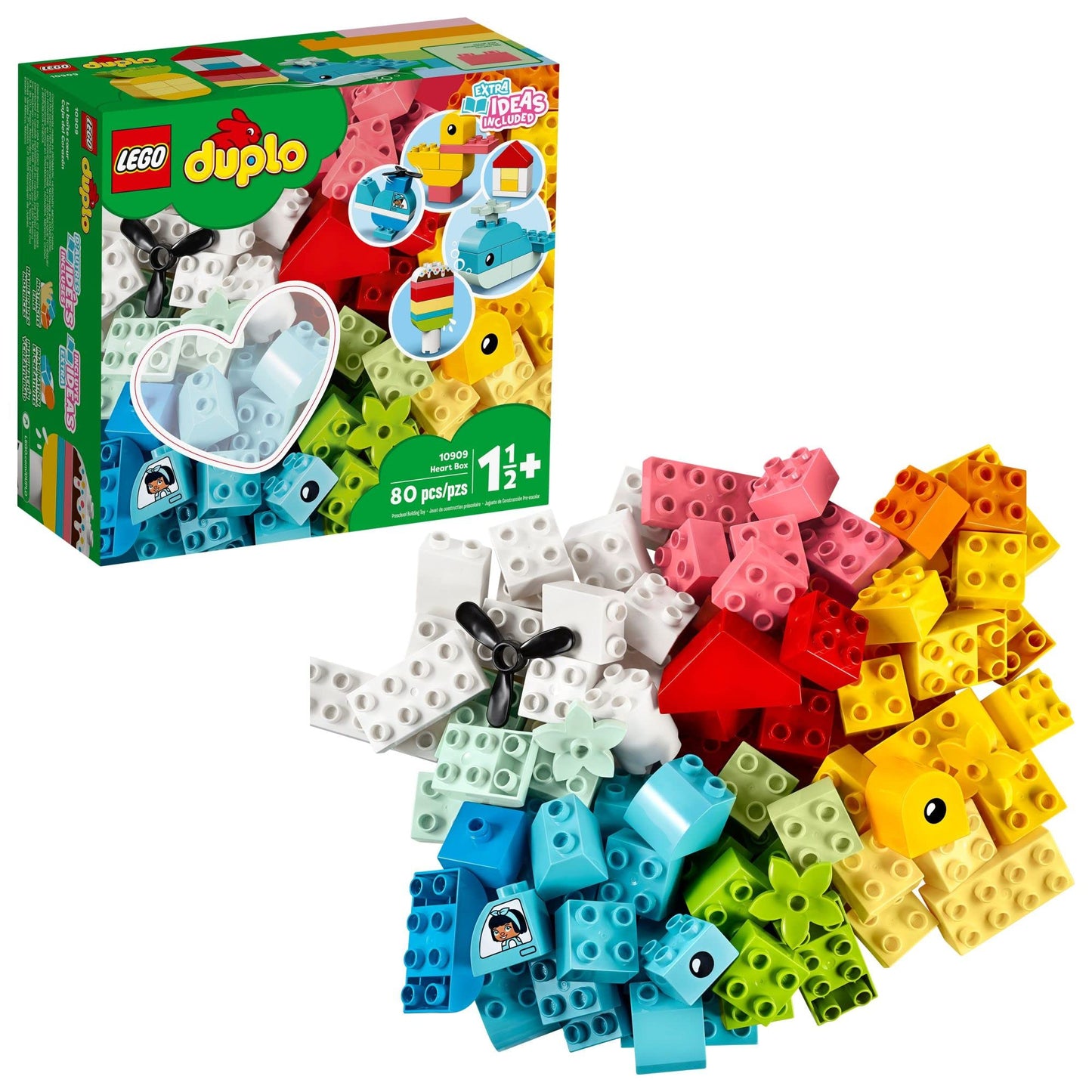 LEGO DUPLO Classic My First Building Fun, Brick Box, Construction Toy, Educational Toy for Toddlers aged 1.5-3 years 10909