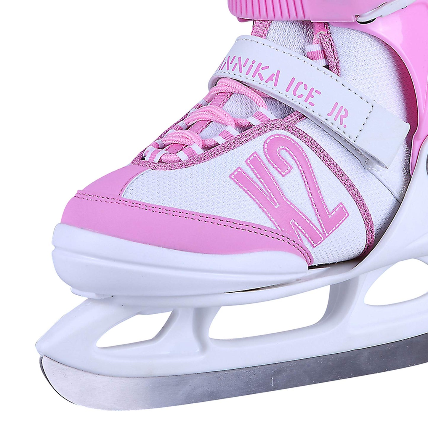 K2 Skates Girls' Ice Skates Annika Ice, White - pink, 25C0109