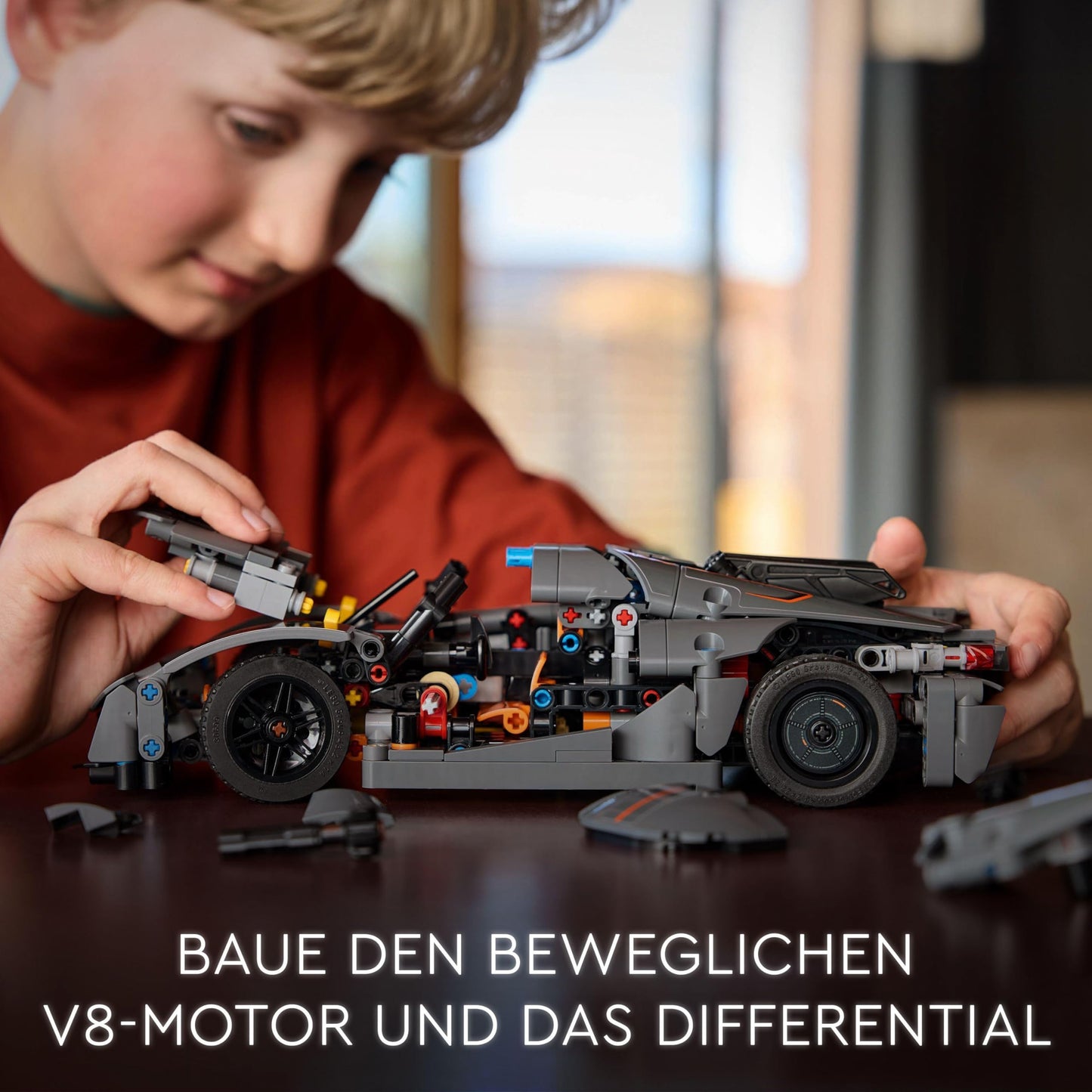 LEGO Technic Koenigsegg Jesko Absolut supercar in gray, building toy for boys and girls, toy car for kids, gift for car fans, decoration for kids' room 42173