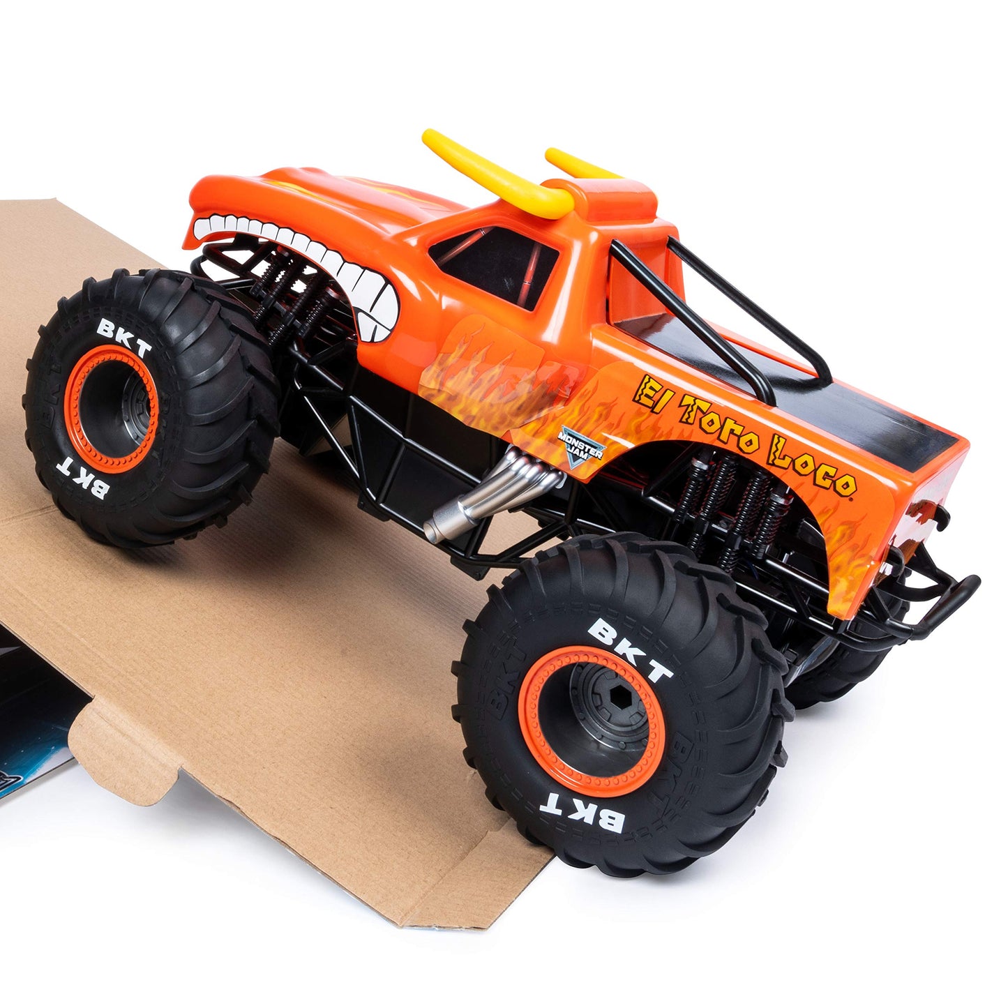 Monster Jam 6044992 RC El Toro Loco vehicle in 1:15 scale.