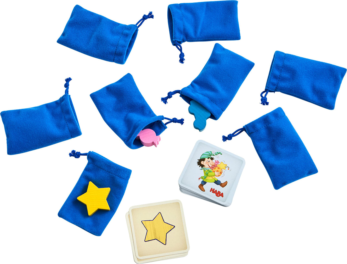 HABA 304508 - Touch & Feel Again, sensory game for children aged 3 and up & 4655 - My First Games First Orchard.