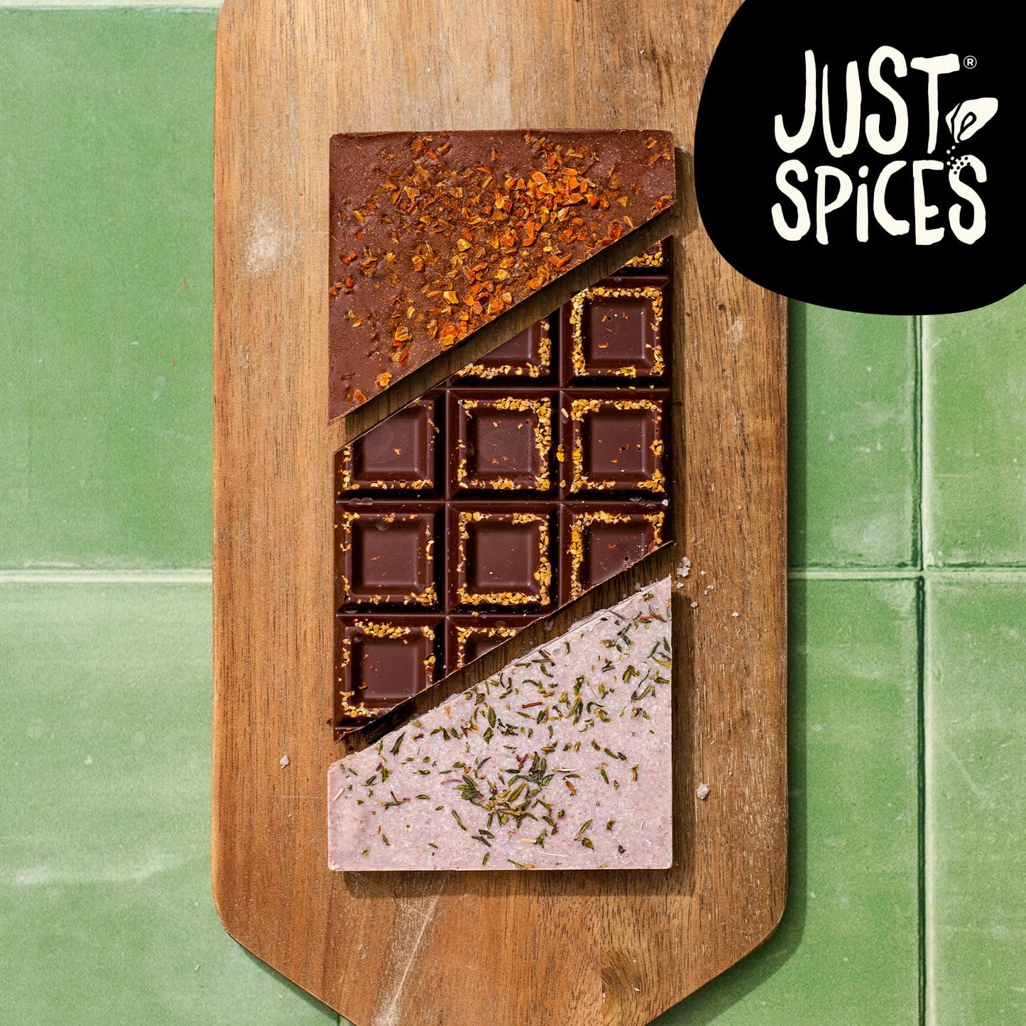 Just Spices Do it yourself chocolate kit I Make your own chocolate bars I With molds, spices, boxes & recipes