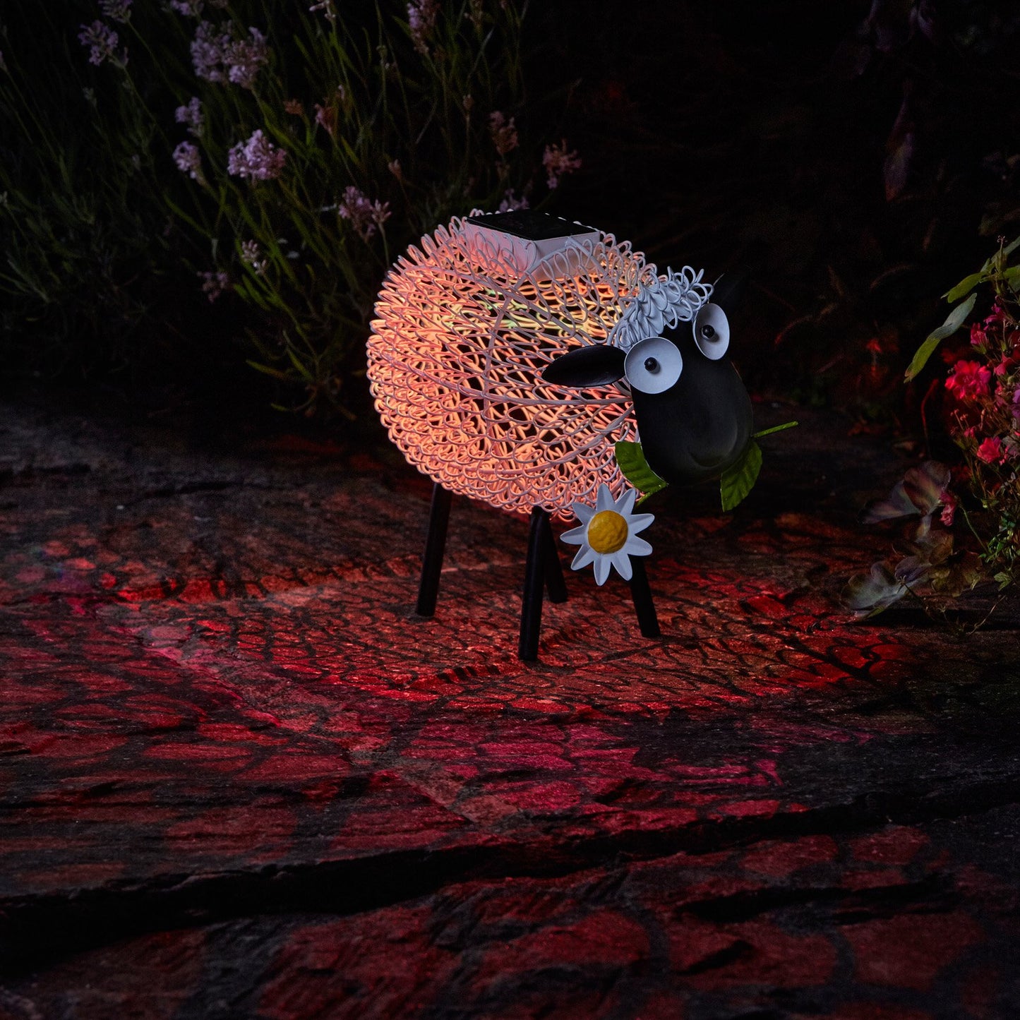 Smart Solar Solar Silhouette Metal Sheep Dolly