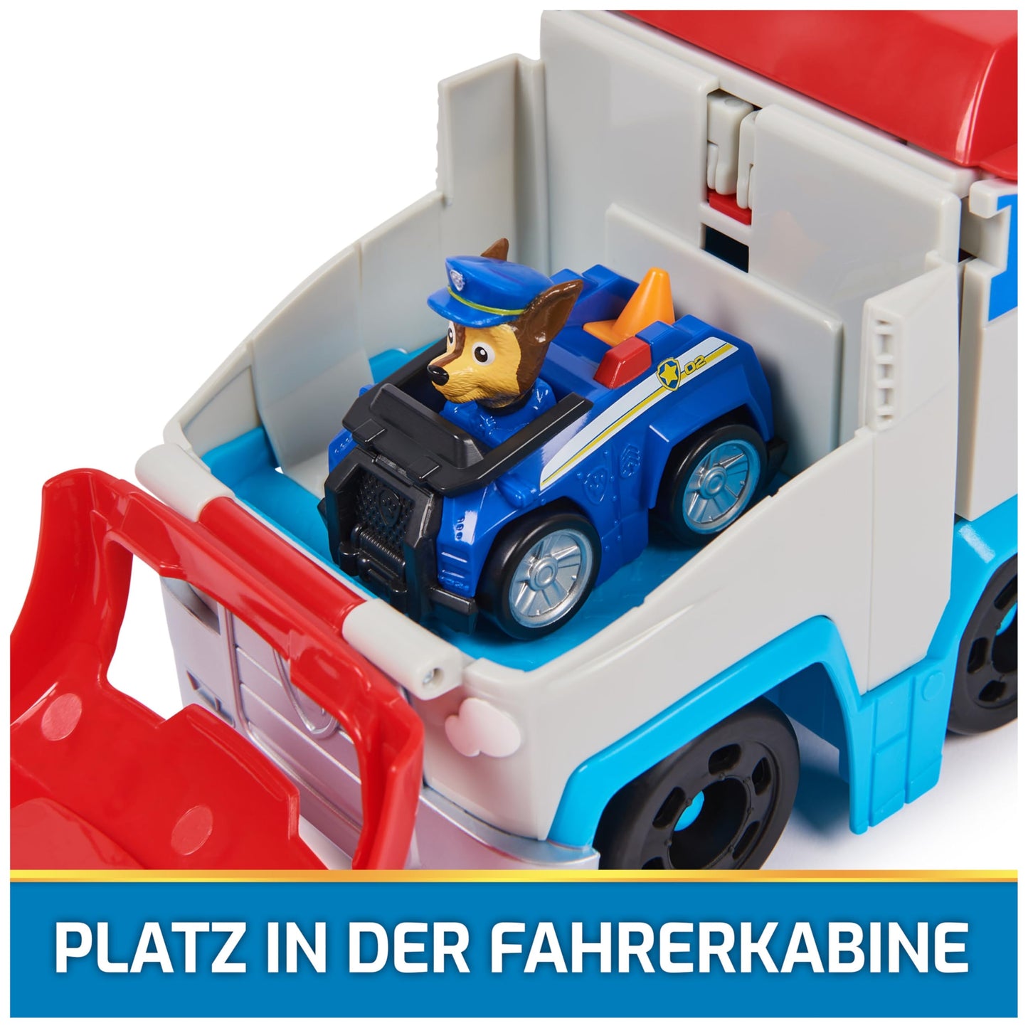 PAW Patrol - Pup Squad Mini-Patroller Team Vehicle with Chase toy car, suitable for children aged 3 and up.