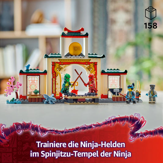 LEGO NINJAGO Spinjitzu Temple of the Ninja - Playset with 4 minifigures and 1 dragon figure - Building set - Christmas or birthday gift for boys and girls aged 4 and up 71831
