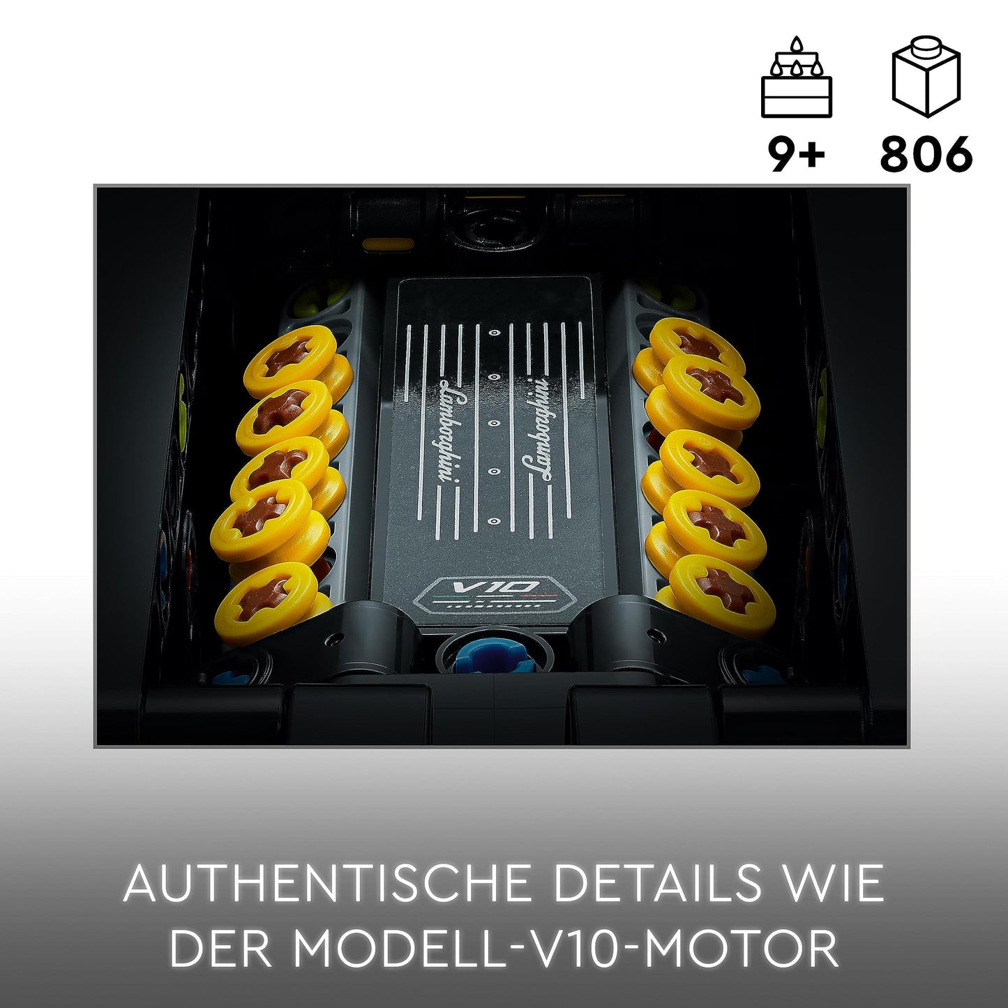 LEGO 42161 Technic Lamborghini Huracán. Toy car model building kit for kids, boys, girls, and motorsport fans. Great car gift for collecting.