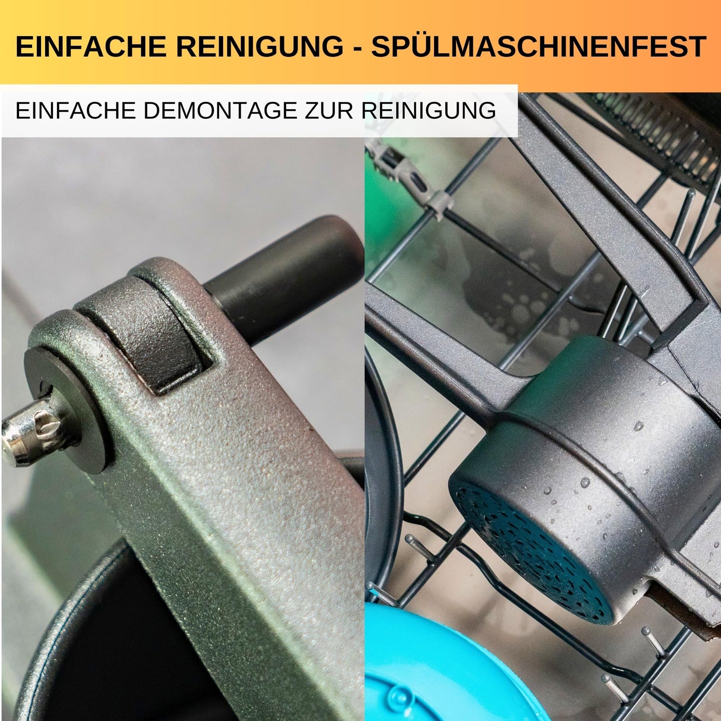 Thiru spaetzle press hole diameter approx. 3mm - test winner 2024 - try risk-free for 60 days - round hole with foam scoop & support lugs - ideal for spaetzle, mashed potatoes, juices - made in Germany.
