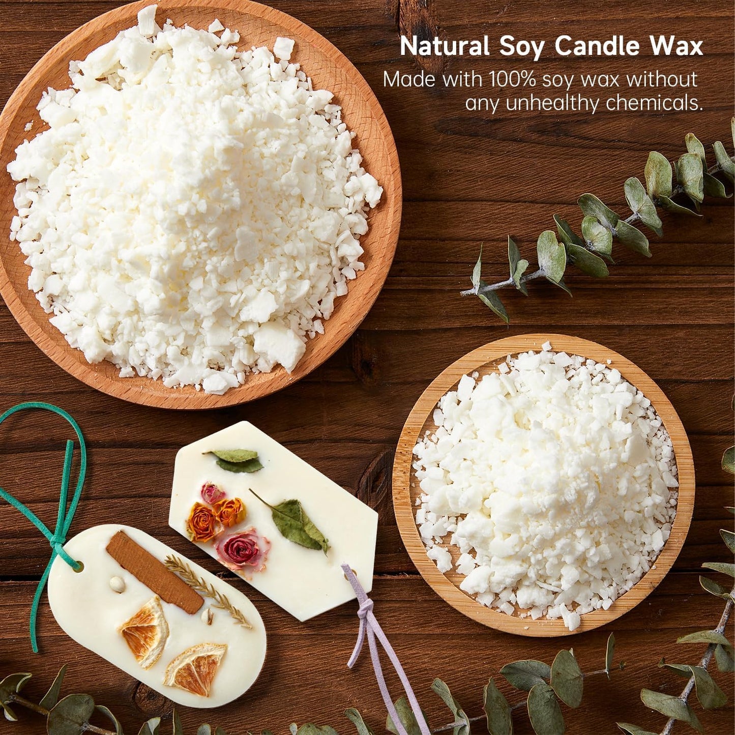 Shuttle Art DIY Candle Making Set with 3lbs Soy Wax, Melting Pot, Fragrance Oil, Wicks, Candle Tins, Dyes, Candle Wick Holder, Candle Making Kit, DIY Scented Candles.