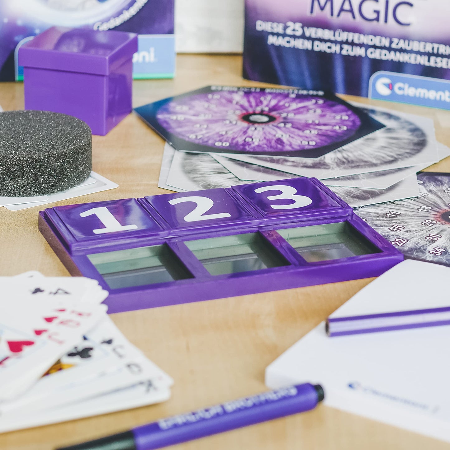 Clementoni Ehrlich Brothers Mental Magic - magic kit for kids aged 7 and up - includes magical instructions for amazing tricks and 3D tutorial videos 59182