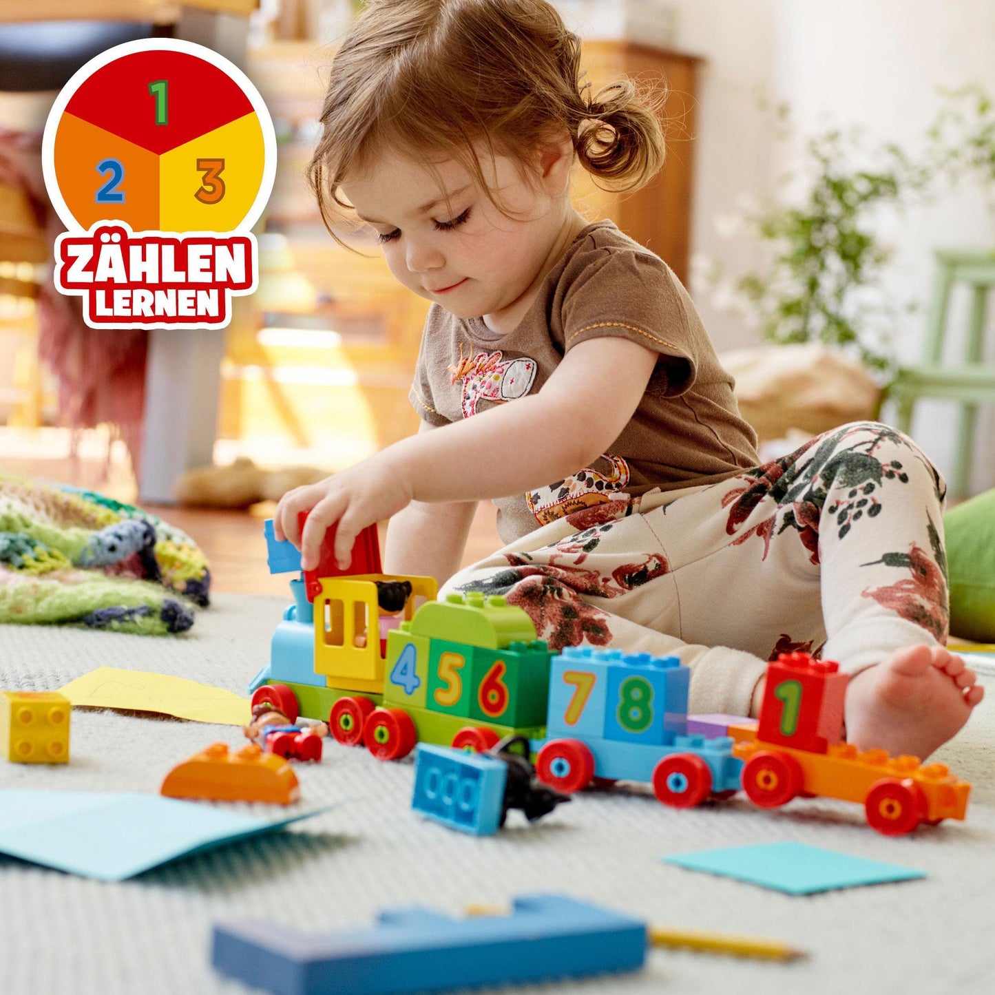 LEGO 10847 DUPLO Number Train, baby toy, train, children's toy from 1.5 years, award-winning educational toy, motor skills toy.