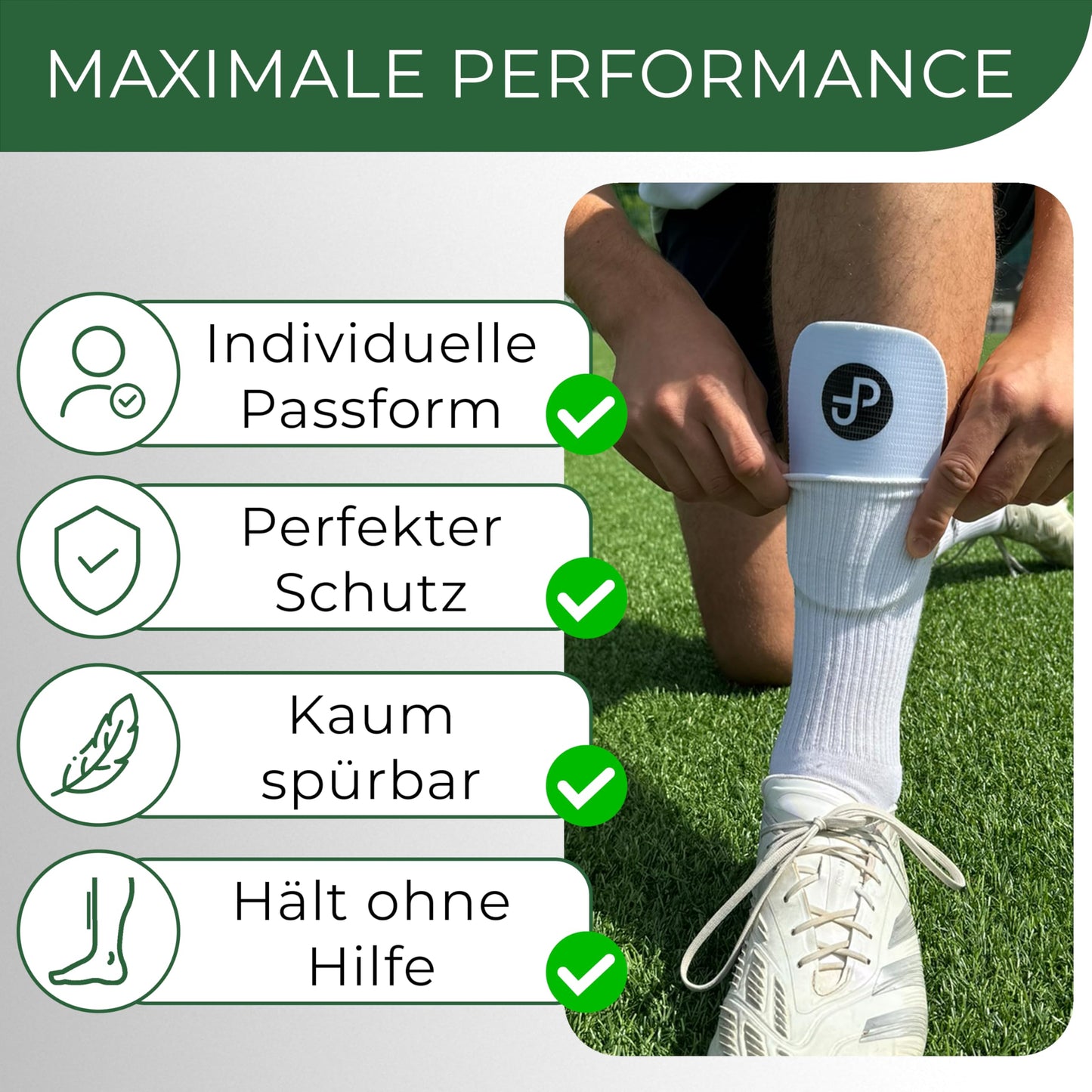 JDP Premium Shin Guards, Customizable Soccer Shin Guards for Men, Mini Shin Guards 15x10cm, Shin Guards for Kids, Shin Guards for Women, Small Shin Guards