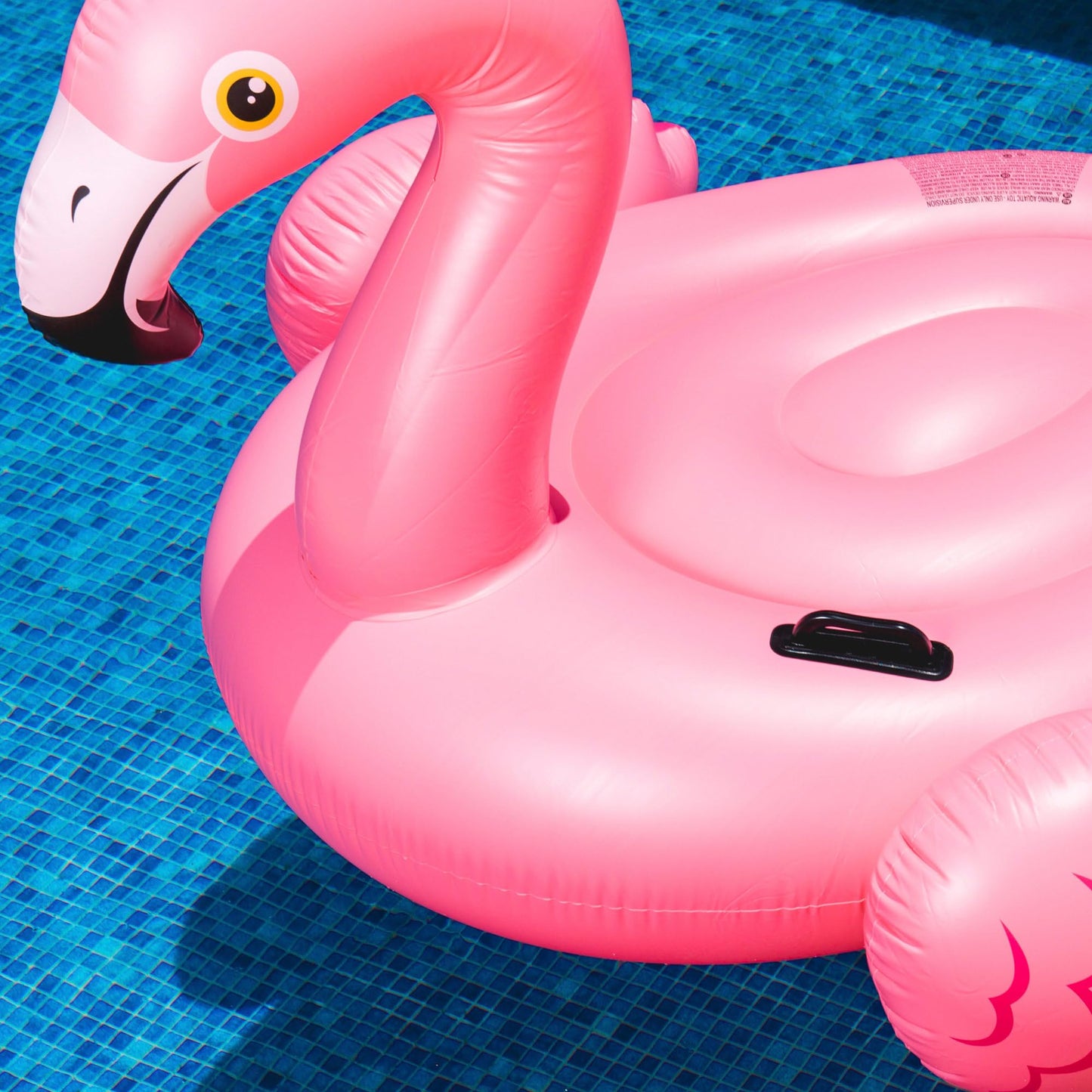 Intex 57558NP - Inflatable Ride-On Pink Flamingo, Vinyl, Pink, 147x140x94 cm