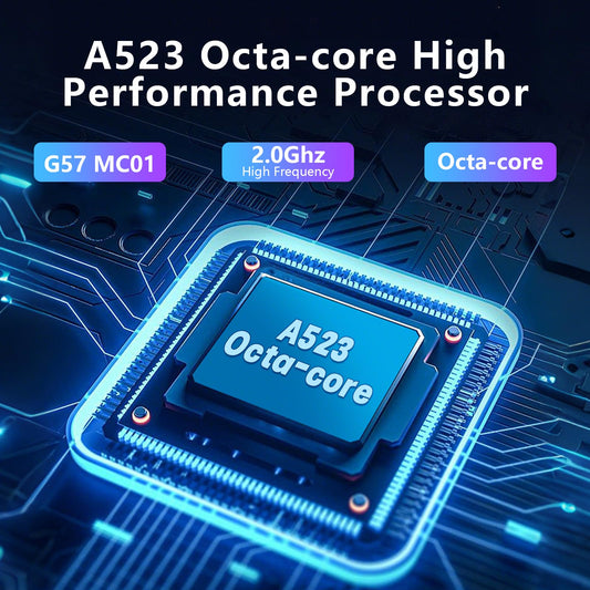 Rebecco 2025 tablet 10 inch Android 14 tablets, 12GB RAM+128GB ROM (expandable to 1TB), Octa Core 1280 * 800 IPS HD screen, Unisoc A523 CPU, 5G/2.4G WiFi, dual 5MP+8MP camera.