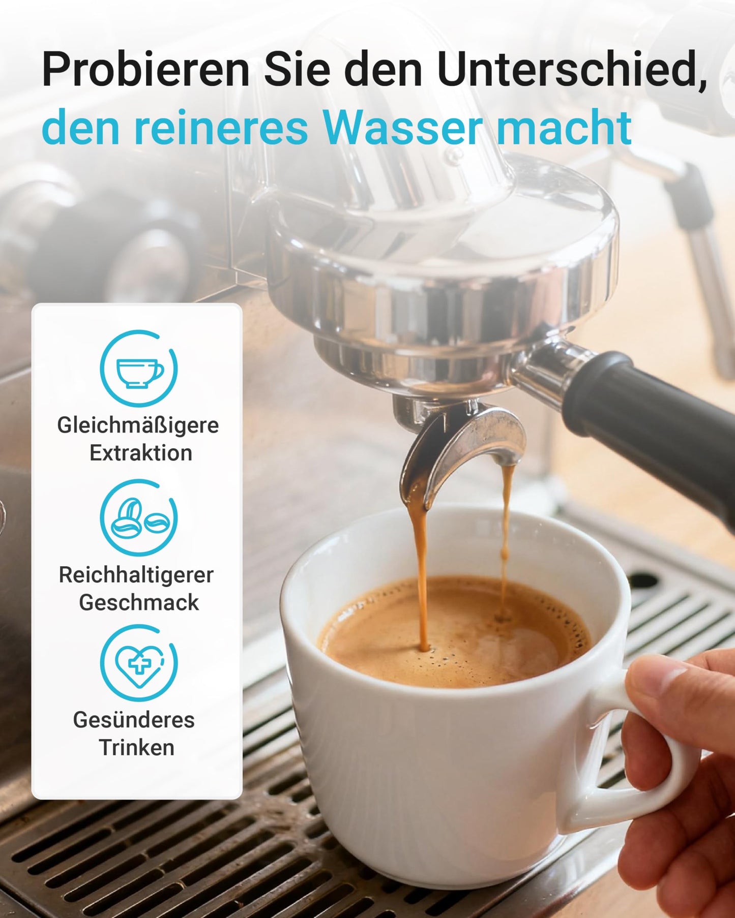 AQUA CREST water filter replacement for Brita® Intenza; Siemens® TZ70033, TCZ7003, EQ. Series; Bosch® 12008246 - including various models from Neff® & Gaggenau®, reduce PFAS, PFOA/PFOS (6).