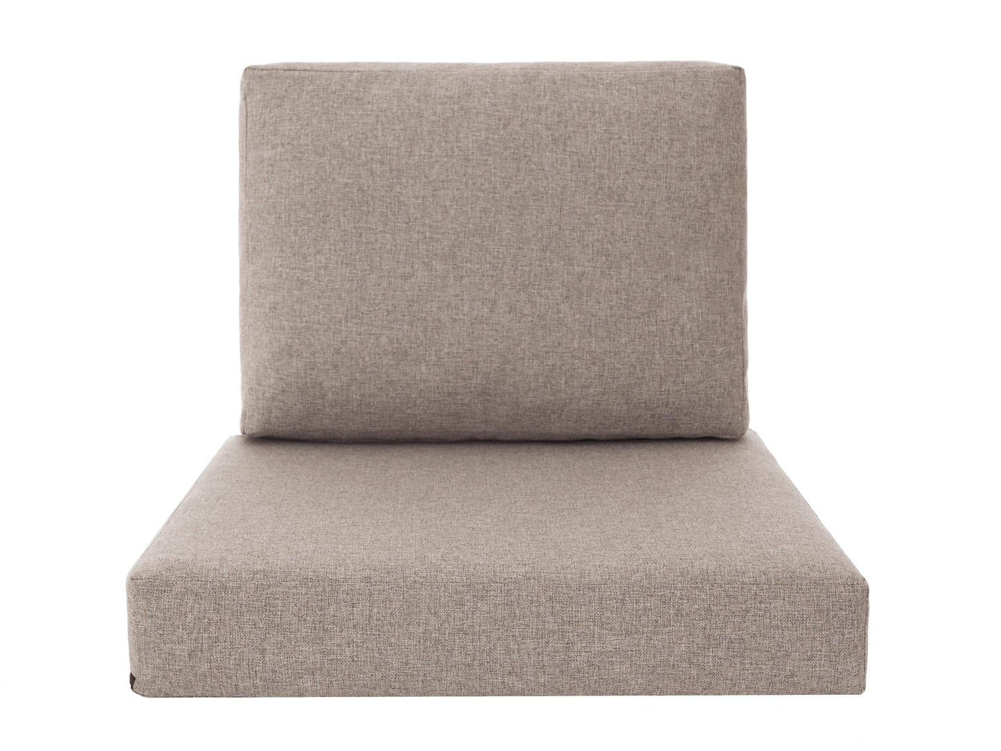 Bjird garden cushion seat pad for garden furniture, rattan, garden cushion cushion pads on rattan furniture, cushions for rattan chairs - Cappuccino - 60x550x8 cm