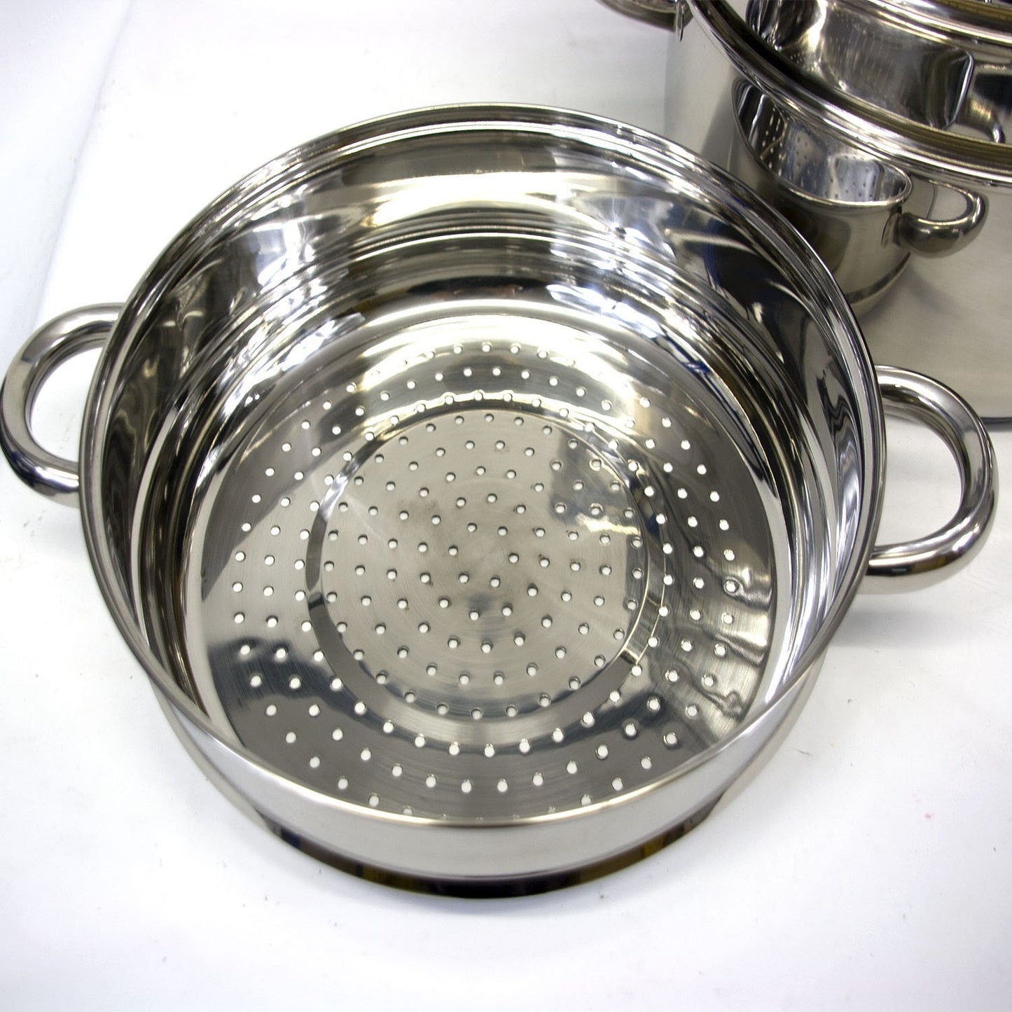 Steam cooker, Mantowarka, steam pot set made of stainless steel/Мантоварка - Мантышница, 24cm bio steam cooker/induction