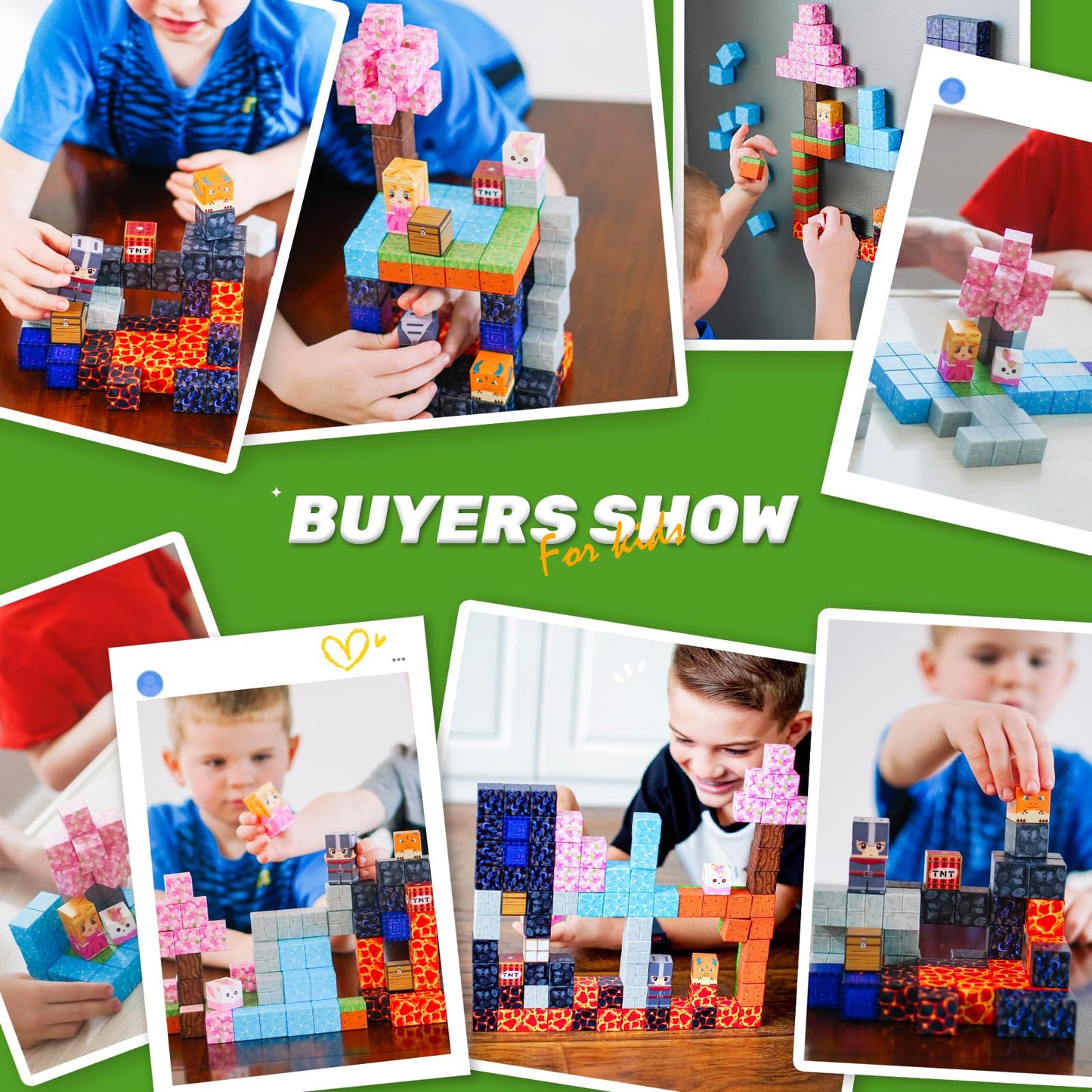 Magnetic building blocks - Build My Magnetic World Magic Portal Set, Magnetic Tiles Toddler Toys Outdoor Toys for Boys and Girls ages 3+, Creative Kids Games Children's Toys
