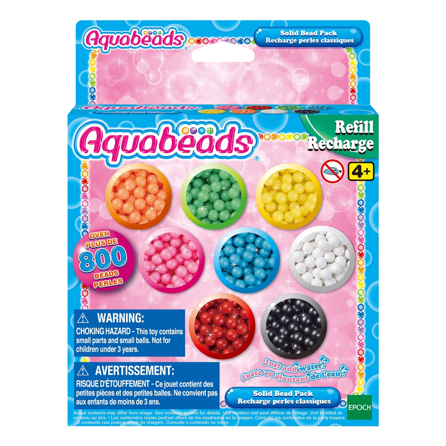 Aquabeads 31520 Glitter Beads - Refill Set Refill Pack & 31517 Beads, Multi Color