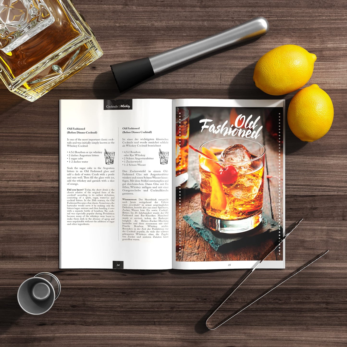 Cocktail shaker set with stand & recipe book: Premium stainless steel bar cocktail set cocktail shaker jigger straws bar spoon muddler | Bartender bar set cocktail accessories gift women men