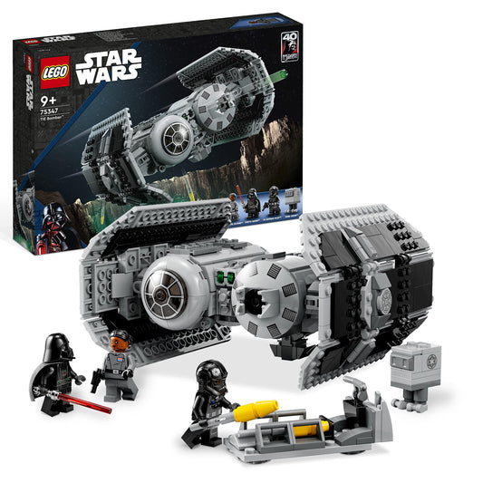 LEGO Star Wars TIE Bomber Model Kit with Darth Vader Minifigure & 10914 DUPLO Deluxe Brick Box.